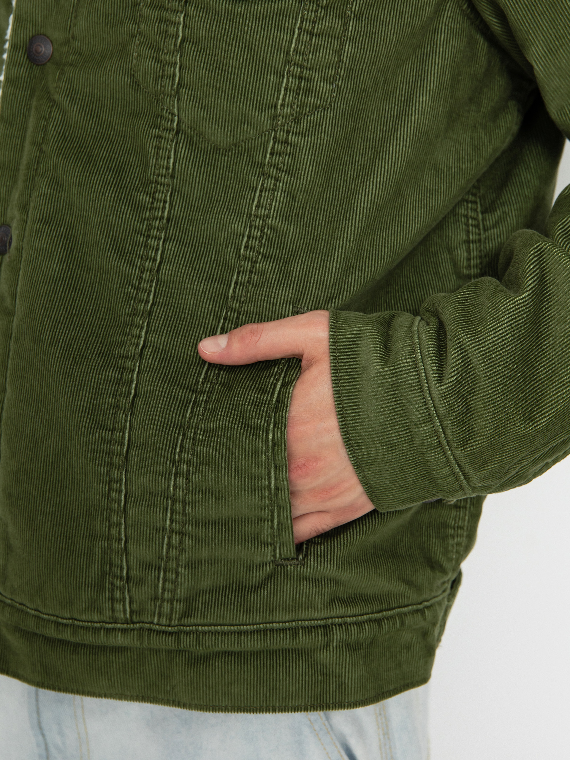 Bunda Levi's® Type 3 Sherpa Trucker (sea moss cord)