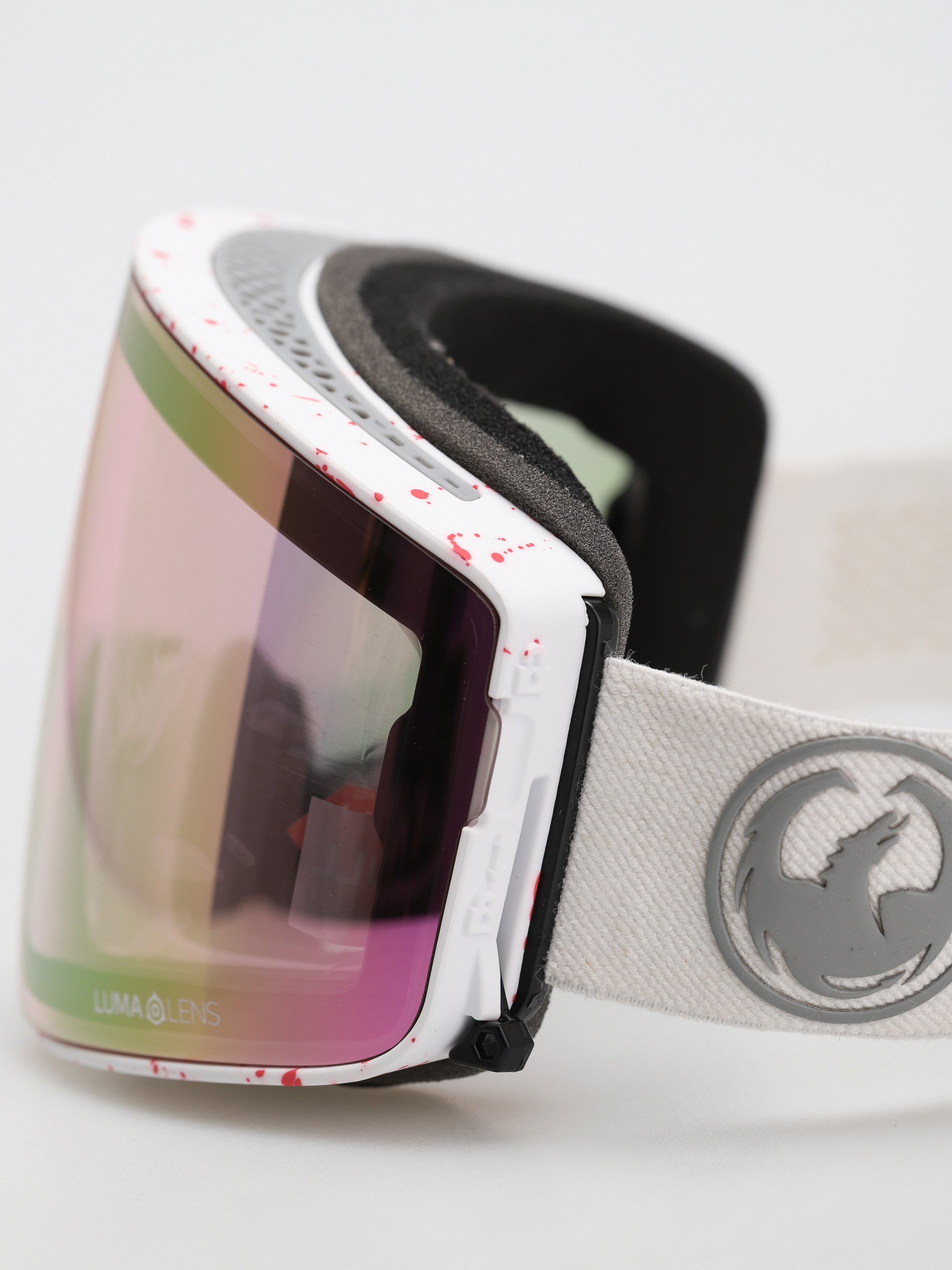 Brýle na snowboard Dragon PXV2 (reused/lumalens pink ion/lumalens dark smoke)