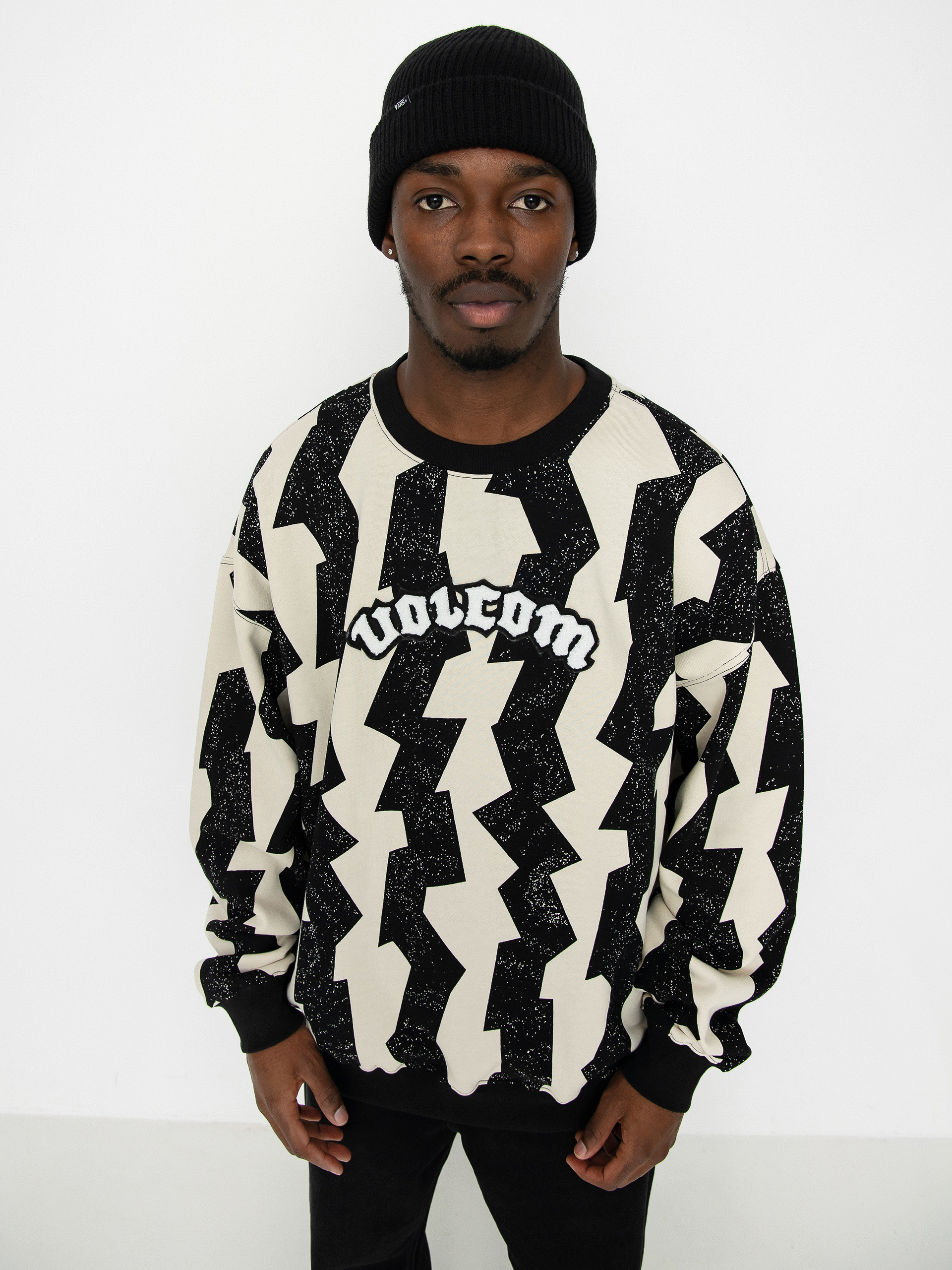 Mikina Volcom Obtic Crew (dirty white)