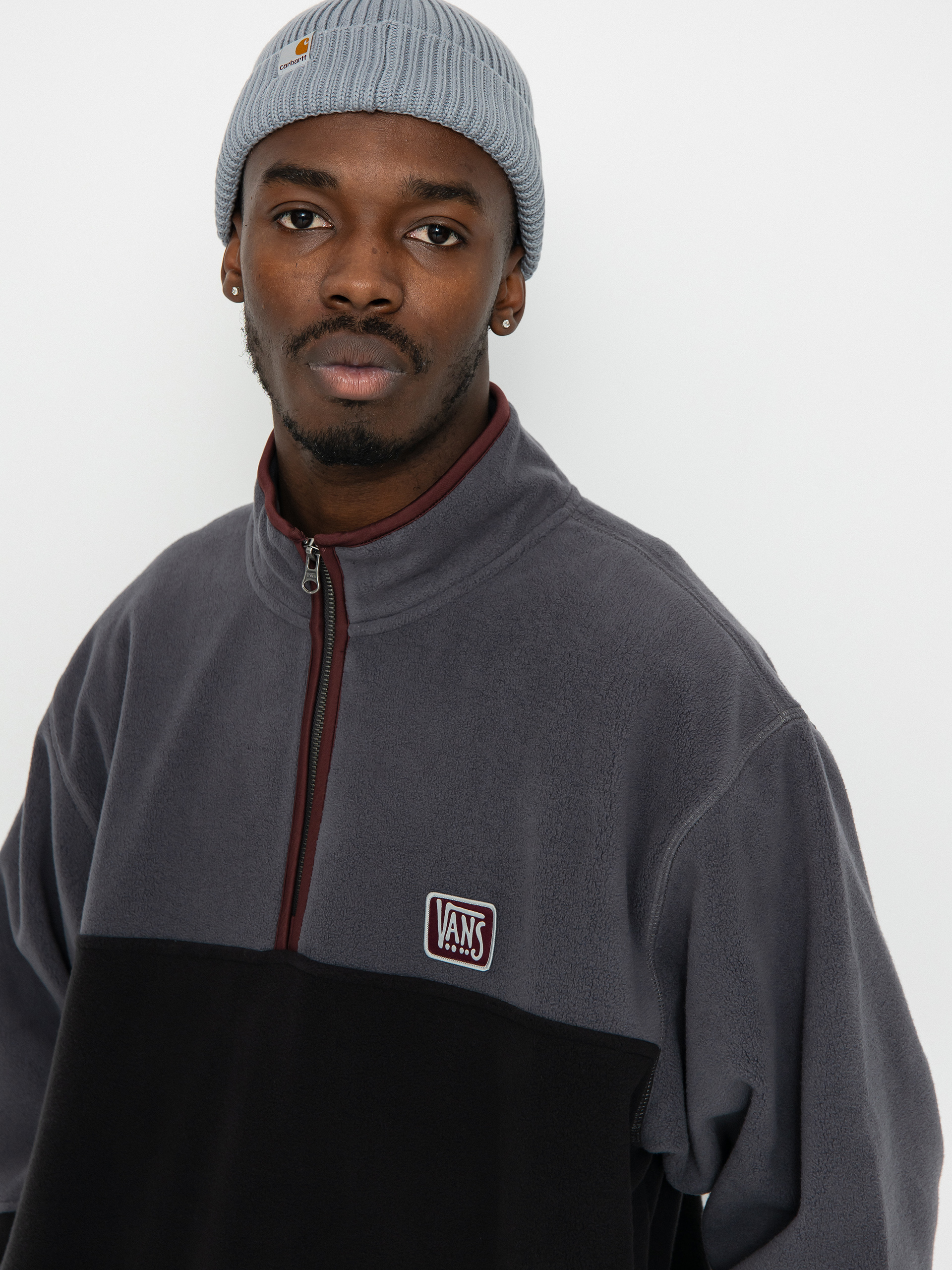 Mikina s kapucí Vans Rowan Zorilla Half ZHD (rowan zorilla black)