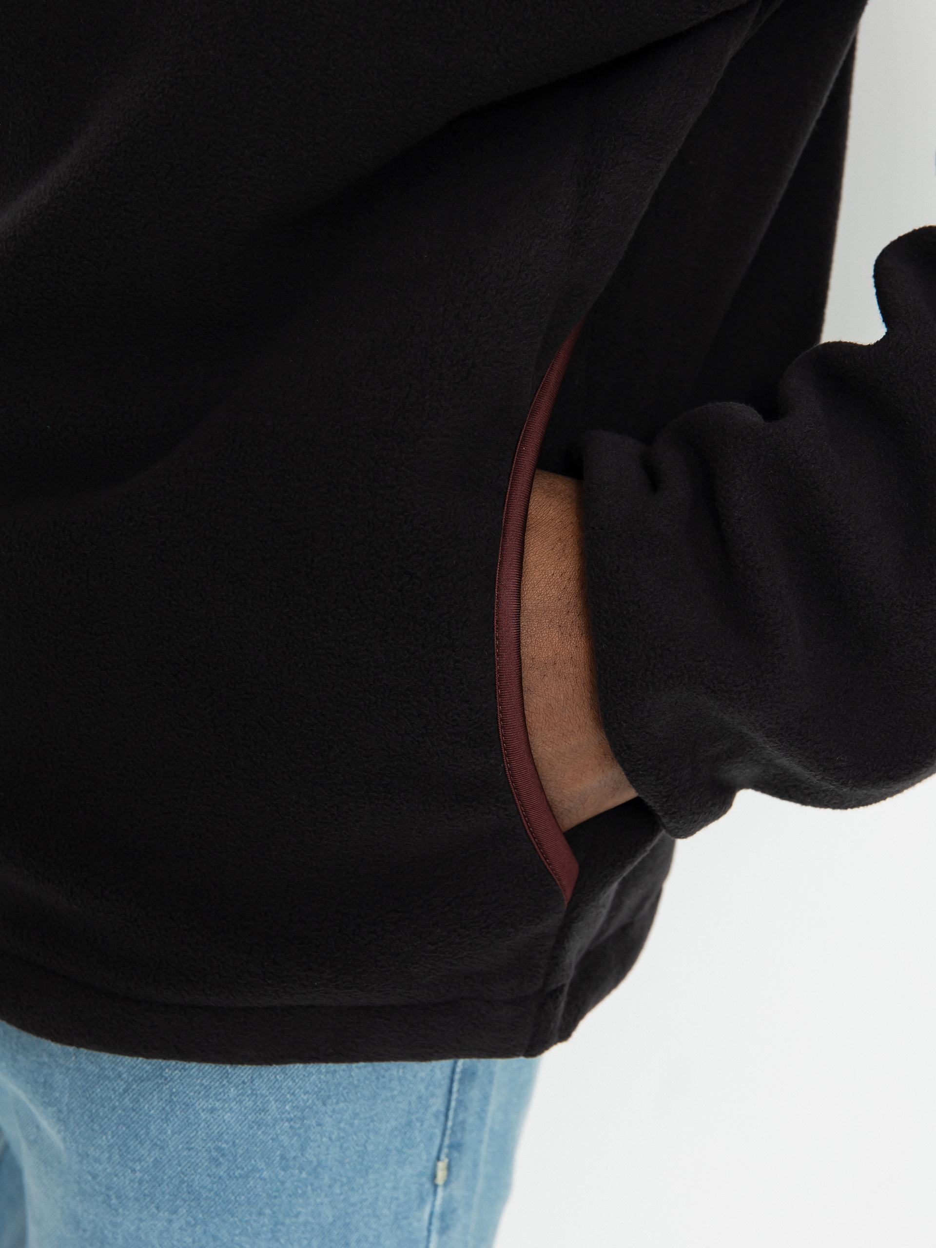 Mikina s kapucí Vans Rowan Zorilla Half ZHD (rowan zorilla black)