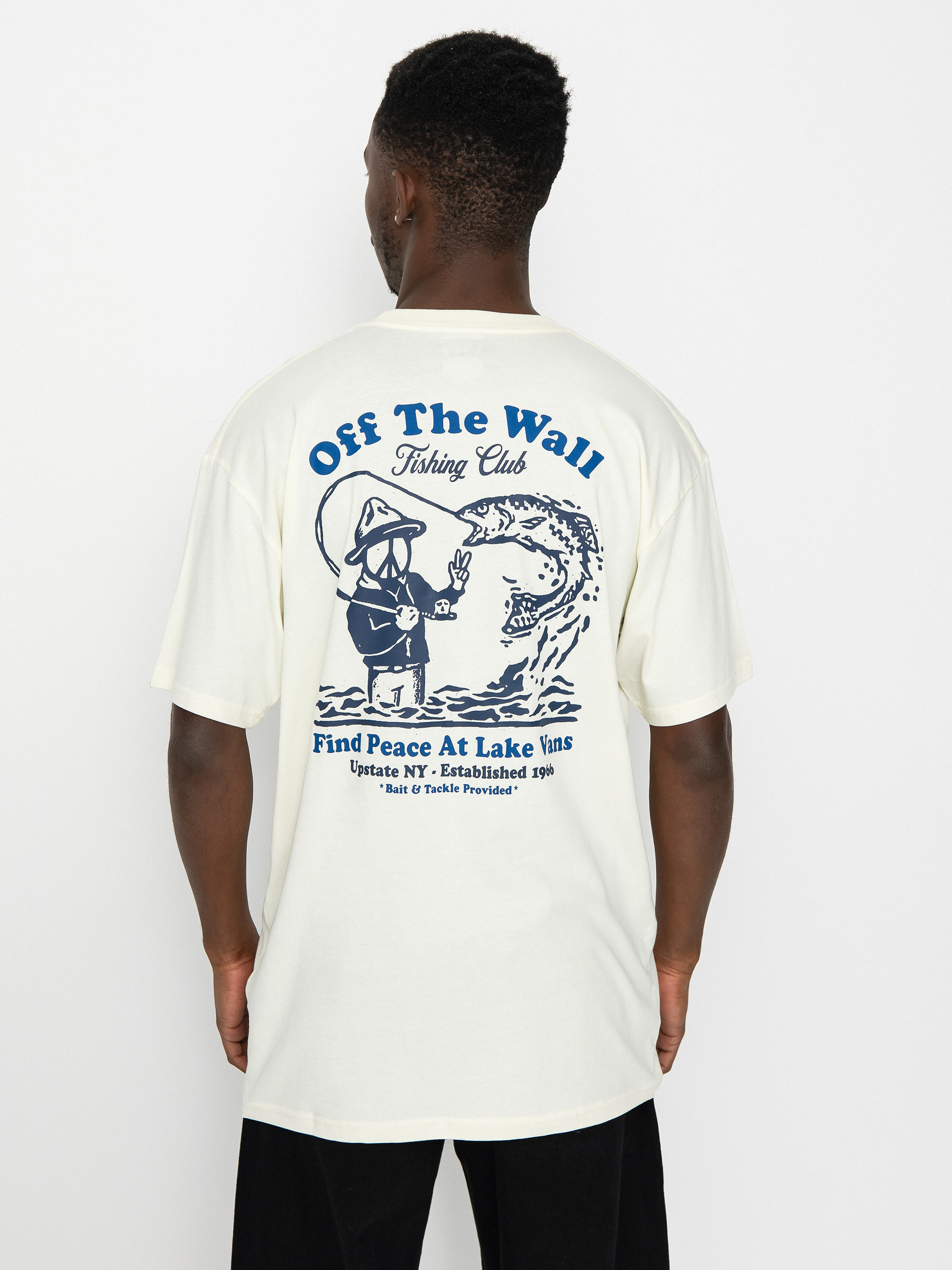 Tričko Vans Fishing Club Pocket (marshmallow)
