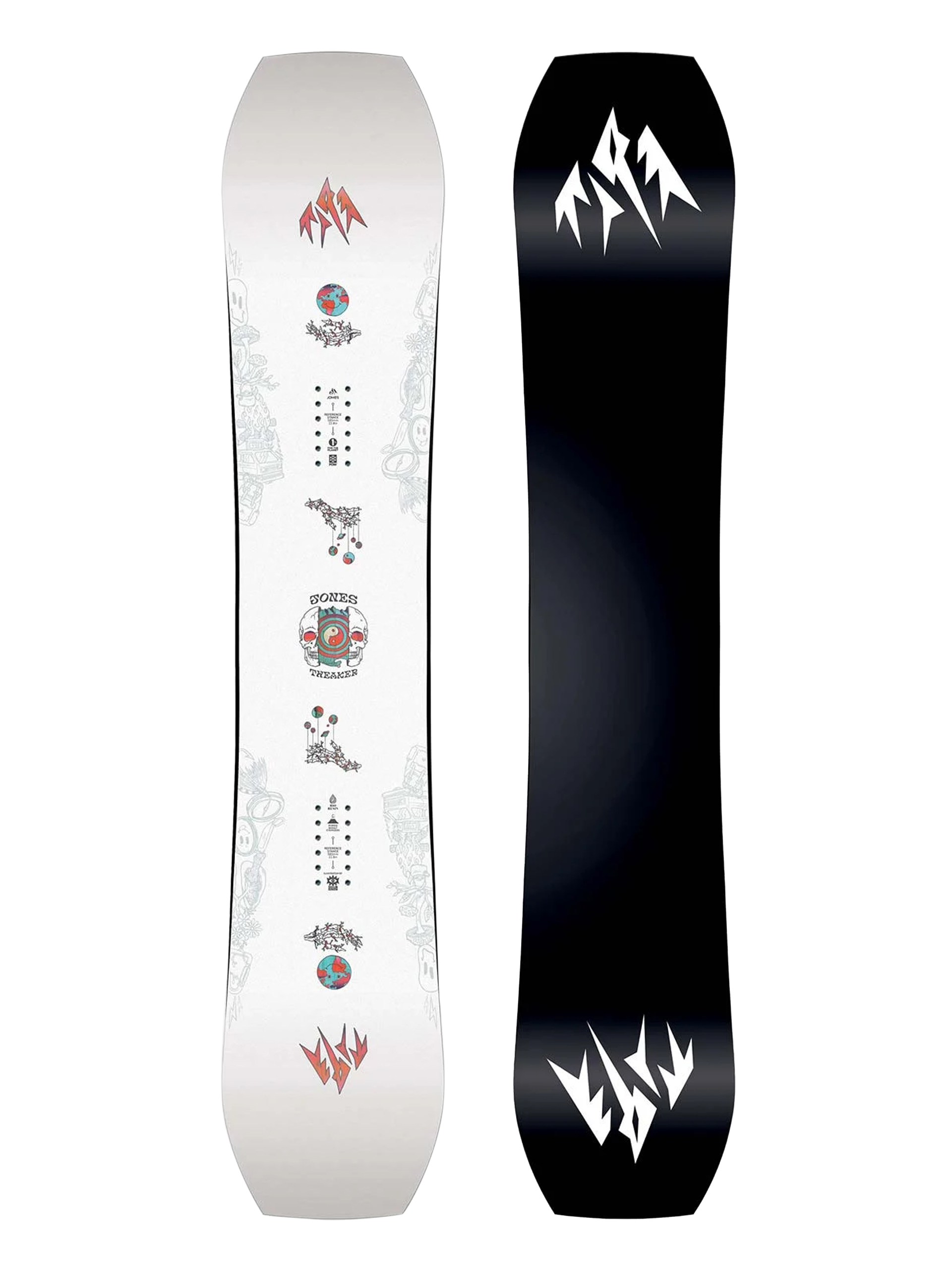 Pánská Snowboard Jones Snowboards Tweaker (black/white)