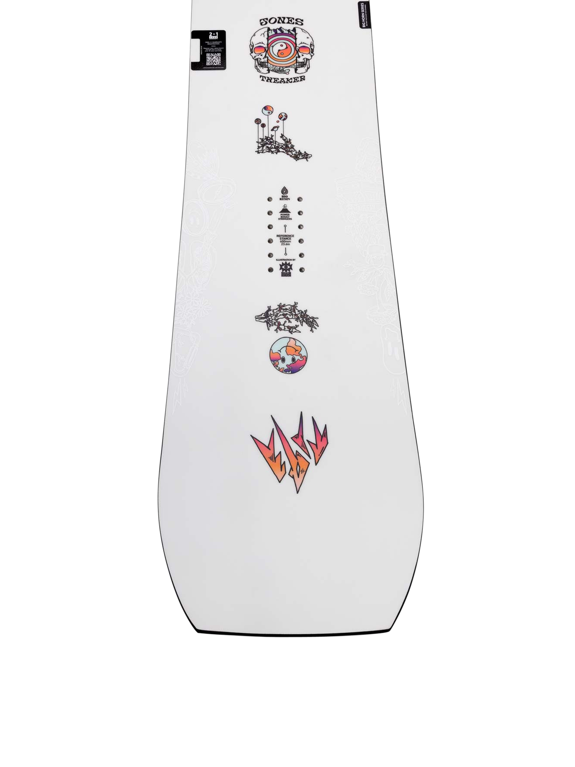 Pánská Snowboard Jones Snowboards Tweaker (black/white)