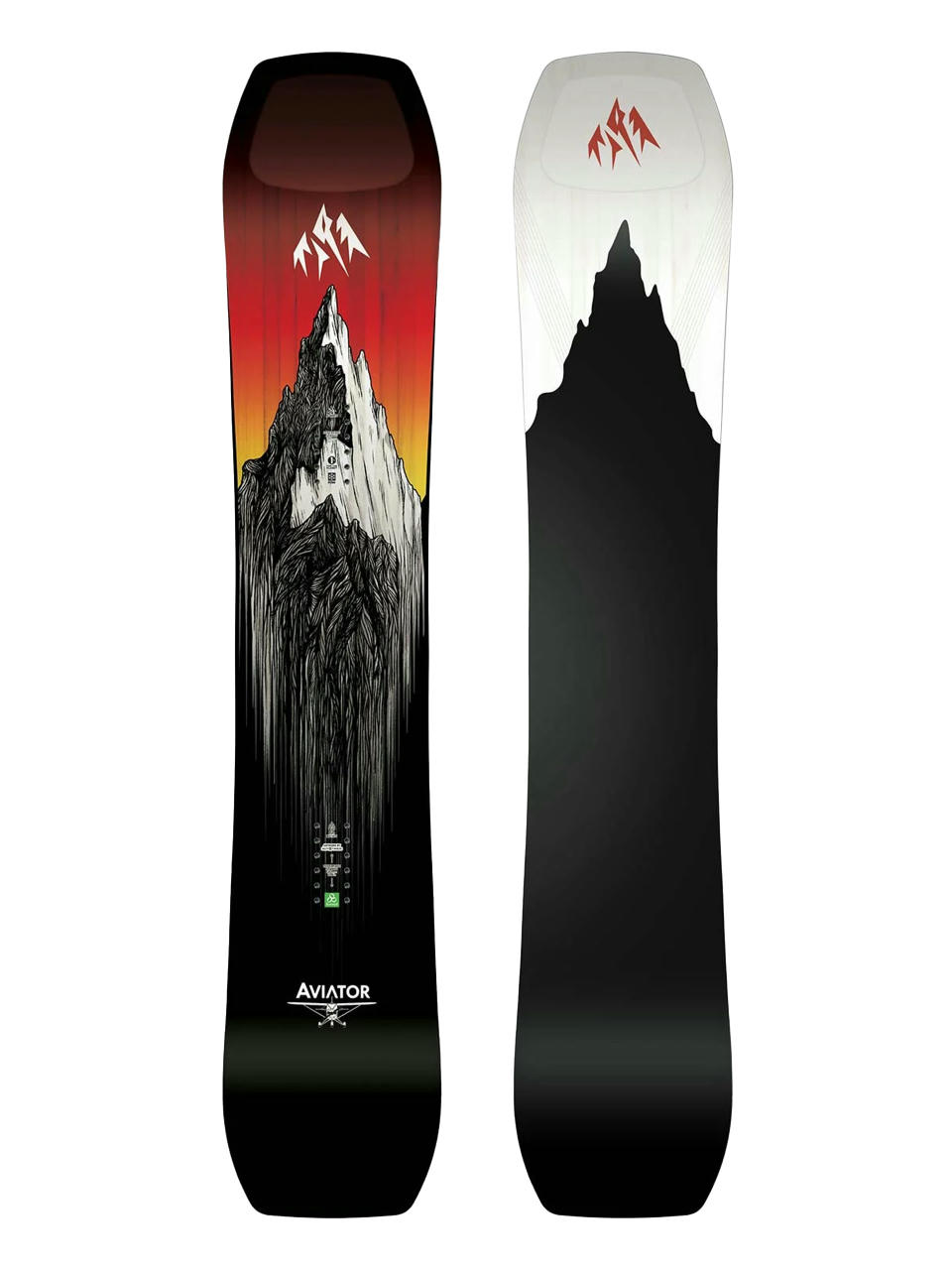 Snowboard Jones Snowboards Aviator 2.0 (black/white/red)