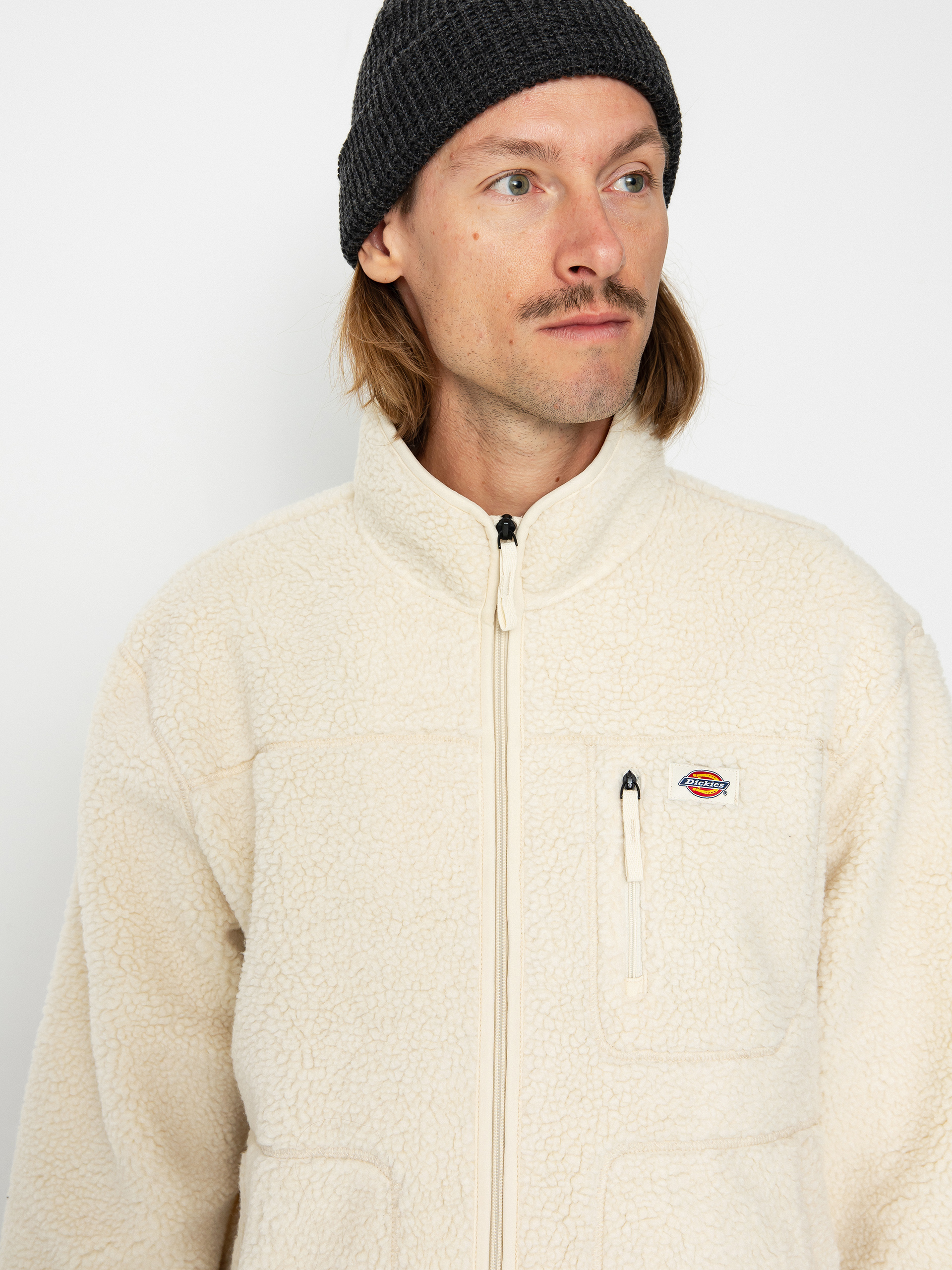 Pánský Fleecová mikina Dickies Mount Hope (whitecap gray)