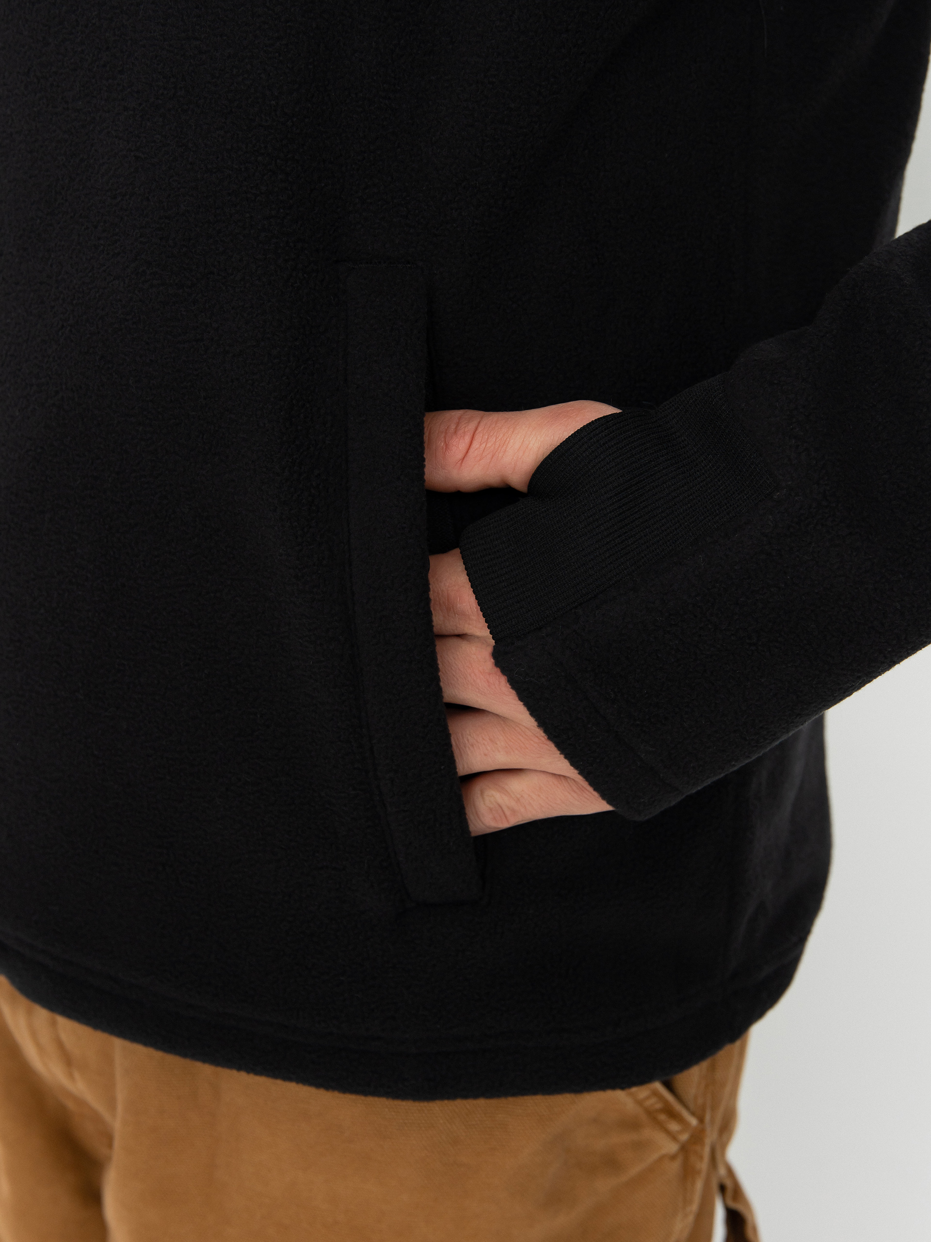 Pánská Termomikina Volcom Polar Mock 1/2 Zip (black)