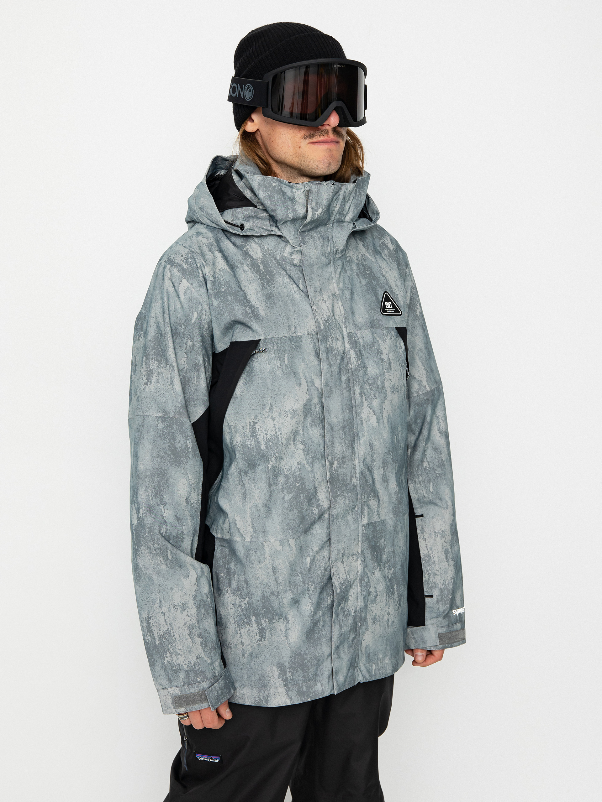 Snowboardová bunda DC Command 45K (grey stone)