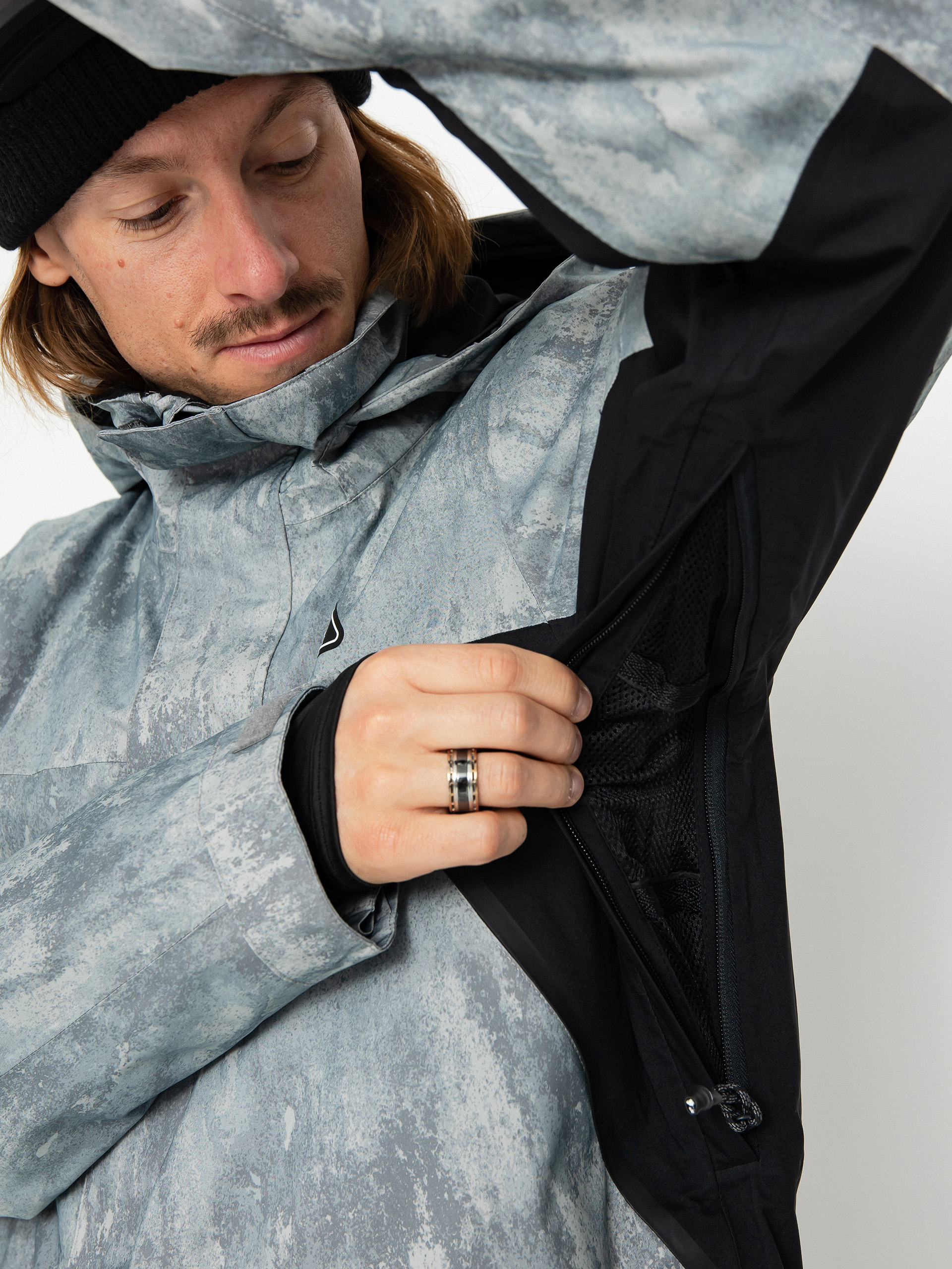 Pánská Snowboardová bunda DC Command 45K (grey stone)