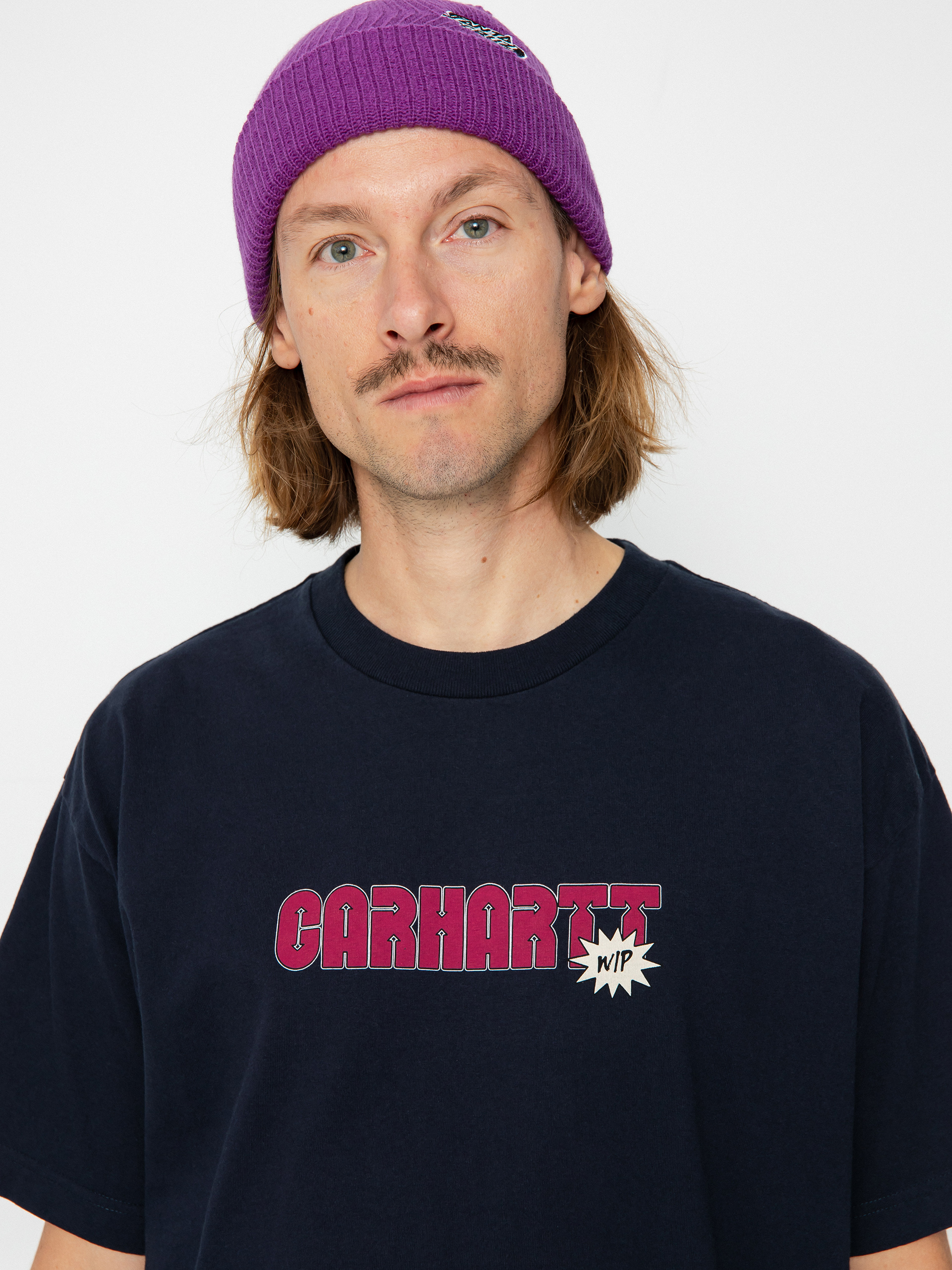 Tričko Carhartt WIP Arrow Script (dark navy)