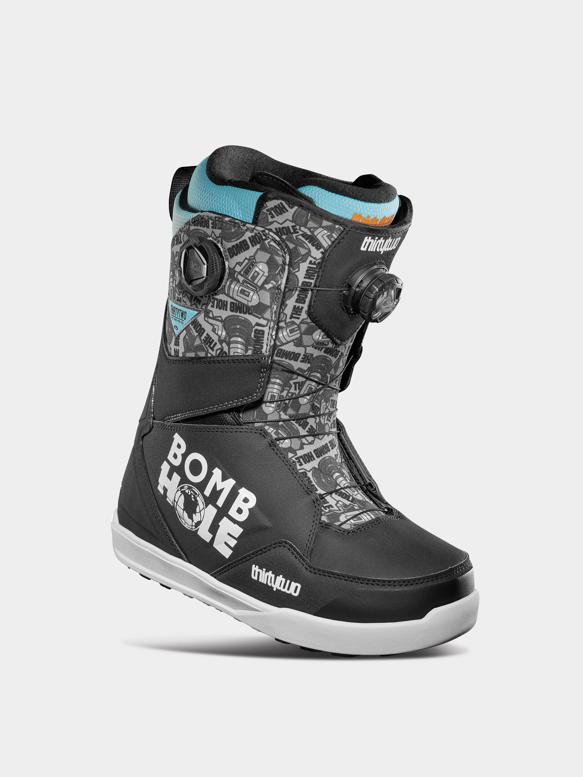 Boty na snowboard ThirtyTwo Lashed Double Boa Bomb Hole (black/white)