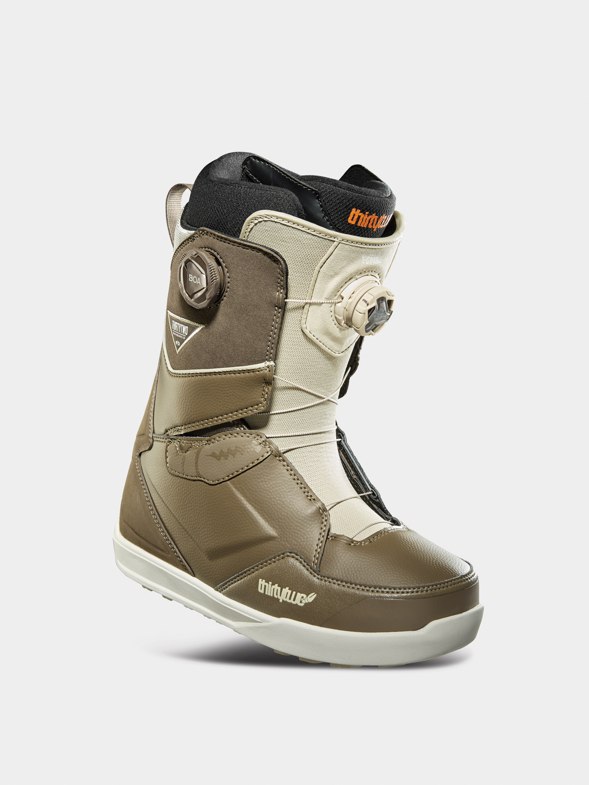Pánské Boty na snowboard ThirtyTwo Lashed Double Boa Crab Grab (brown/tan)