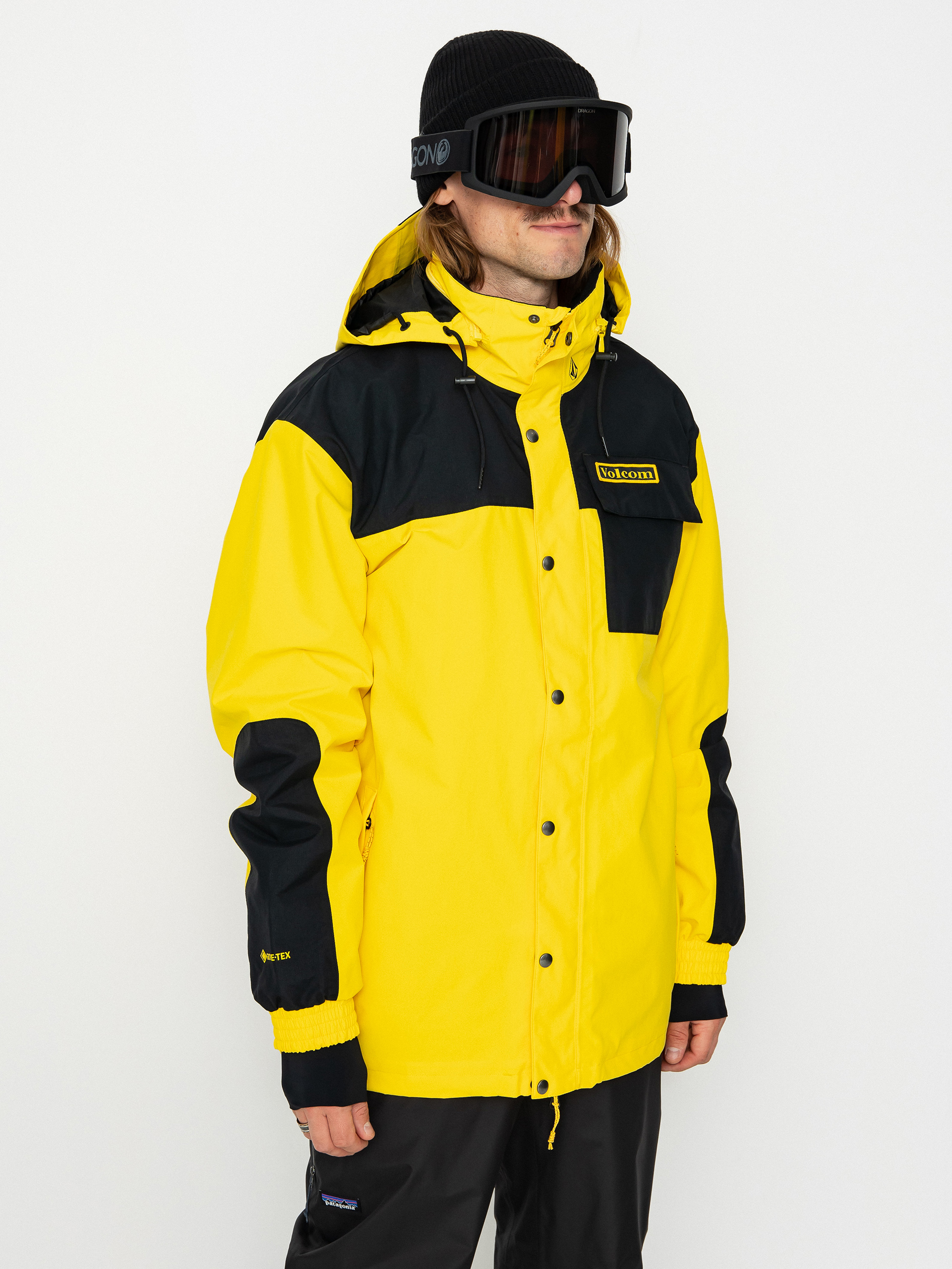 Pánská Snowboardová bunda Volcom Longo Gore Tex (bright yellow)