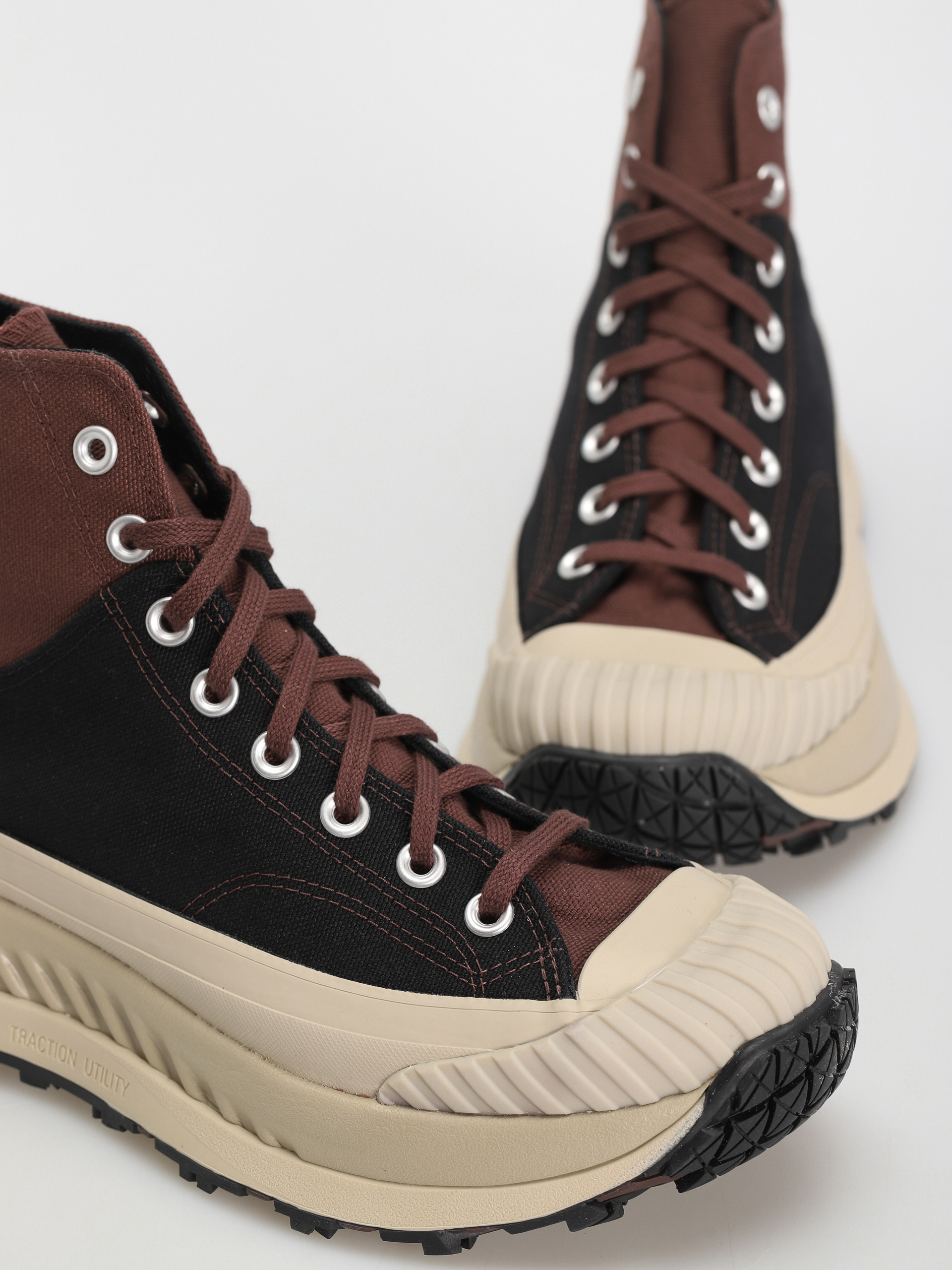 Boty Converse Chuck 70 At-Cx Hi hnědá (black/eternal earth)