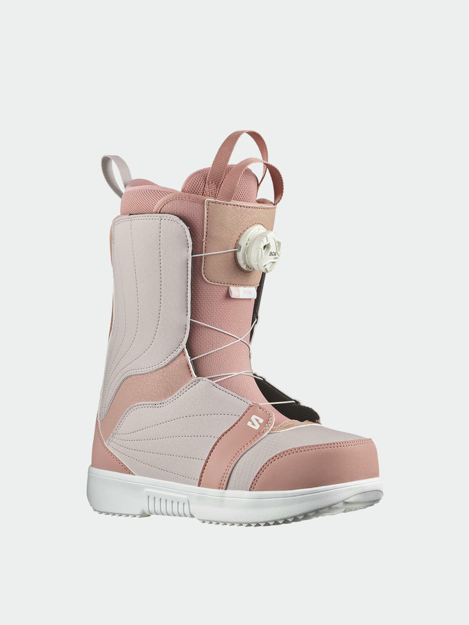 Boty na snowboard Salomon Pearl Boa Wmn (ash rose/lilac ash/white)