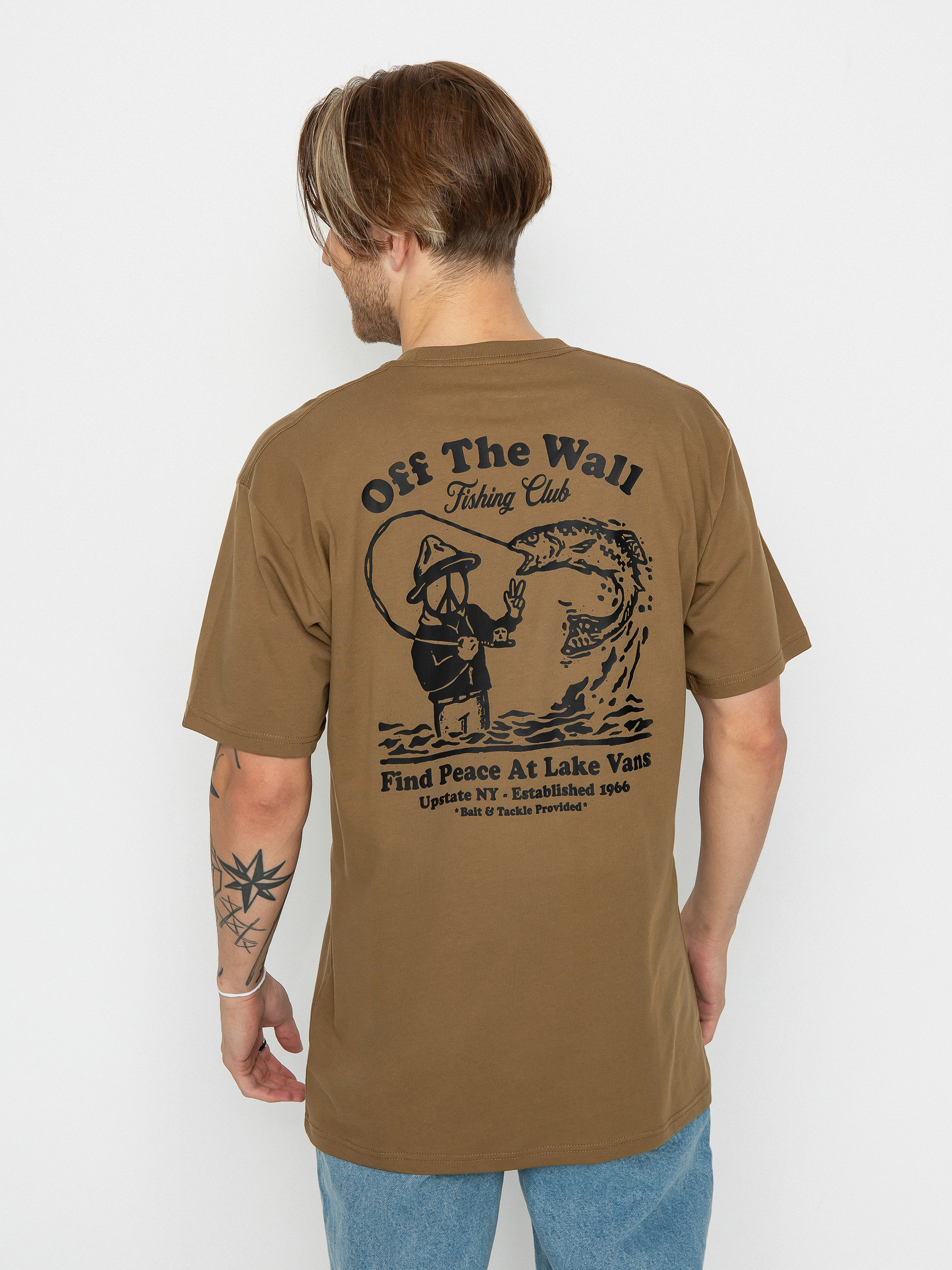 Tričko Vans Fishing Club Pocket (kangaroo)