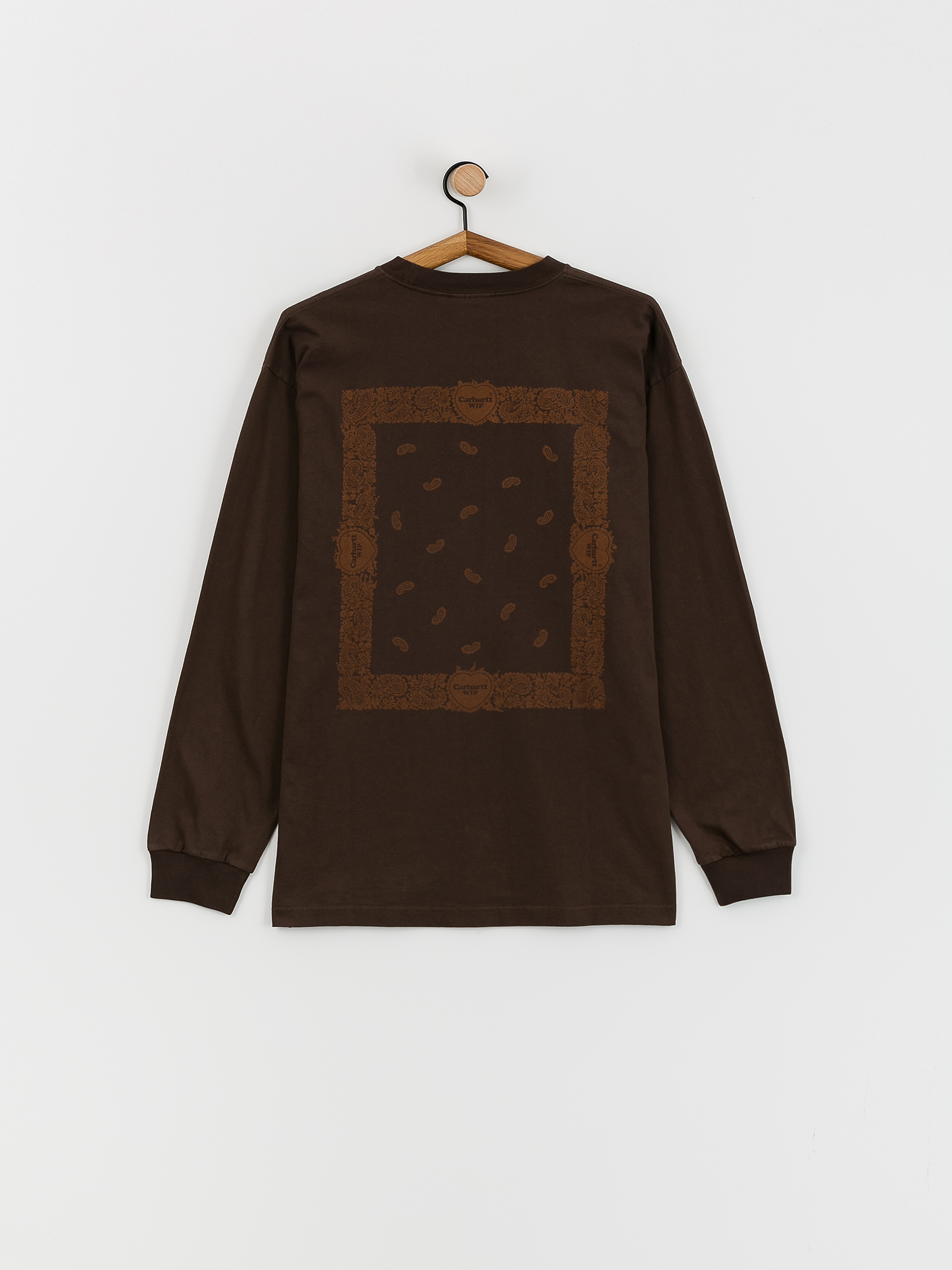 Triko Carhartt WIP Paisley (buckeye/deep h brown)