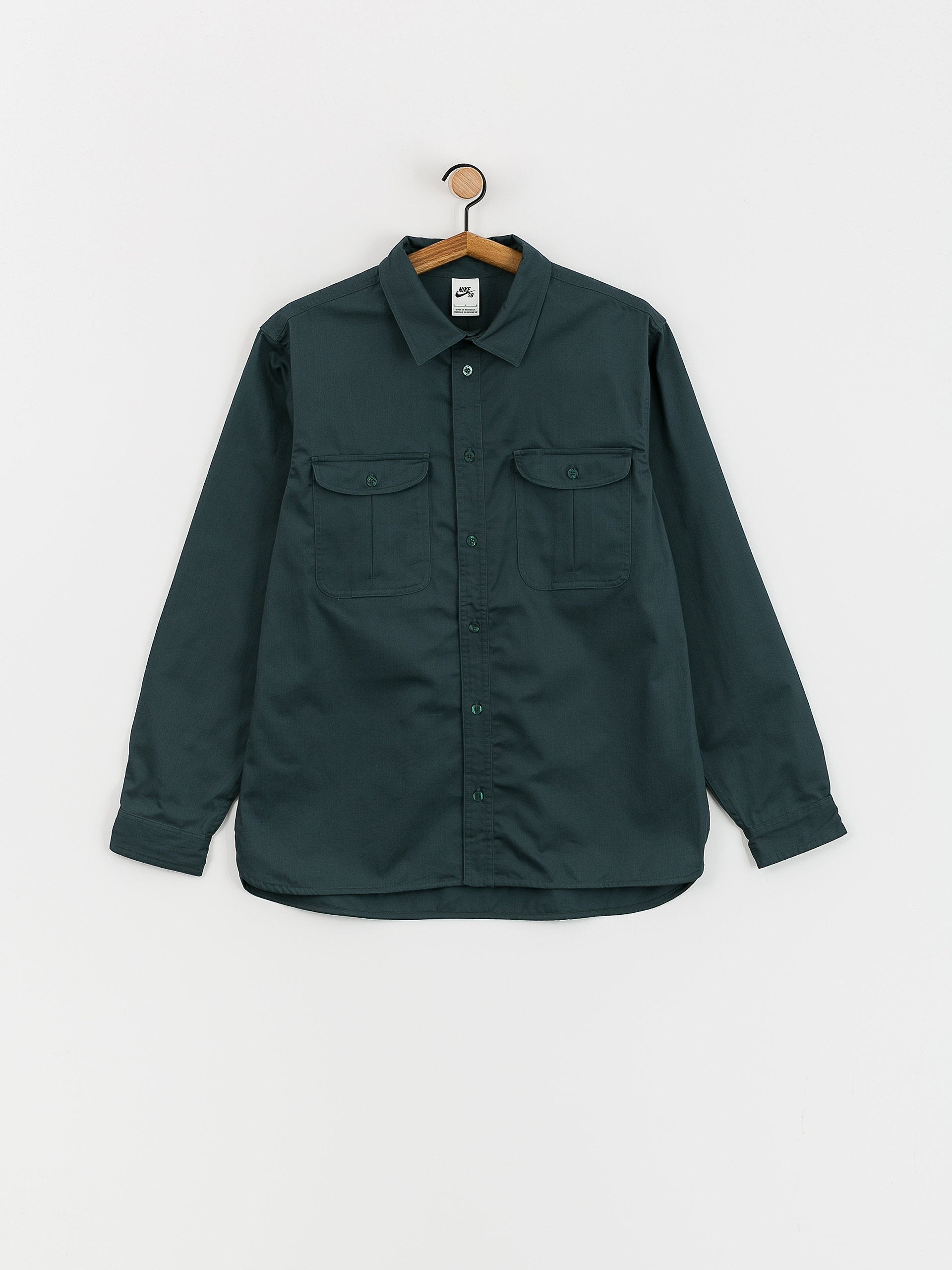 Košile Nike SB Tanglin (deep jungle)
