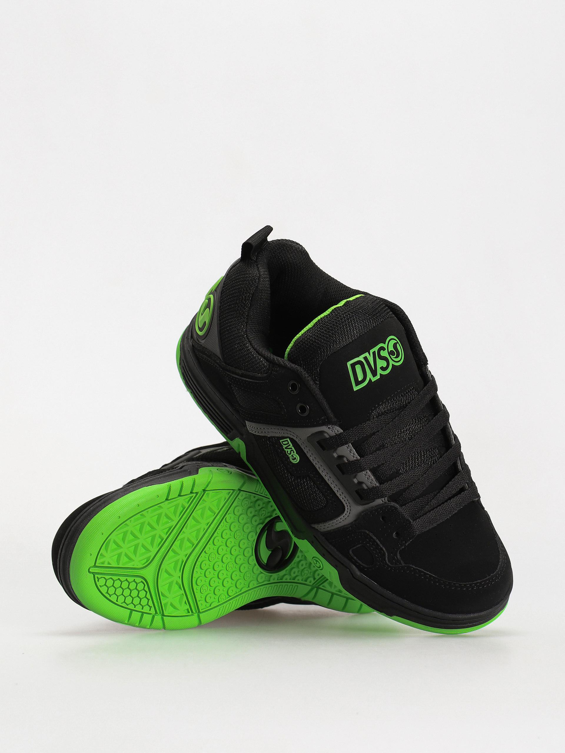 Boty DVS Comanche (black charcoal lime nubuck)