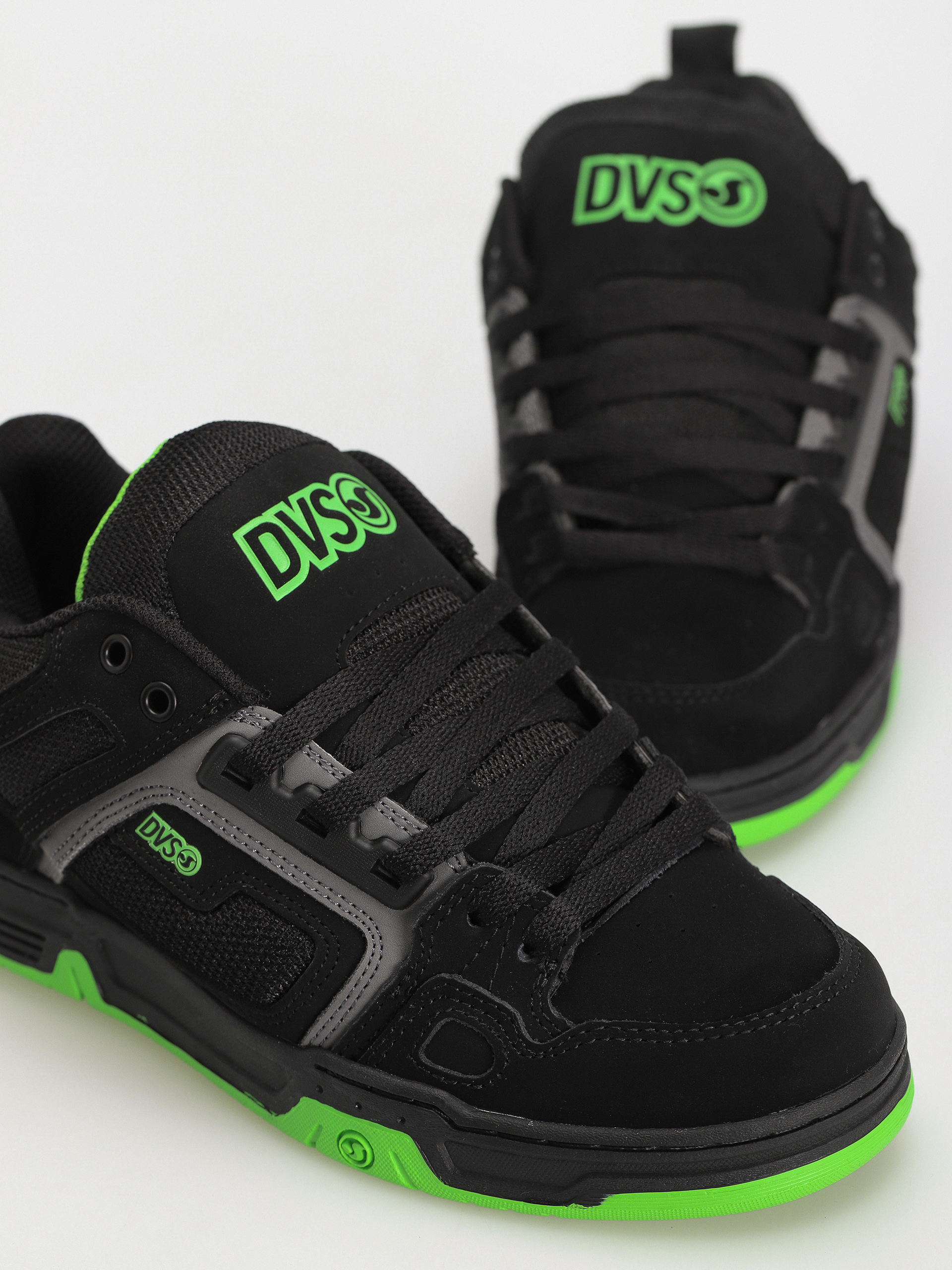 Boty DVS Comanche (black charcoal lime nubuck)