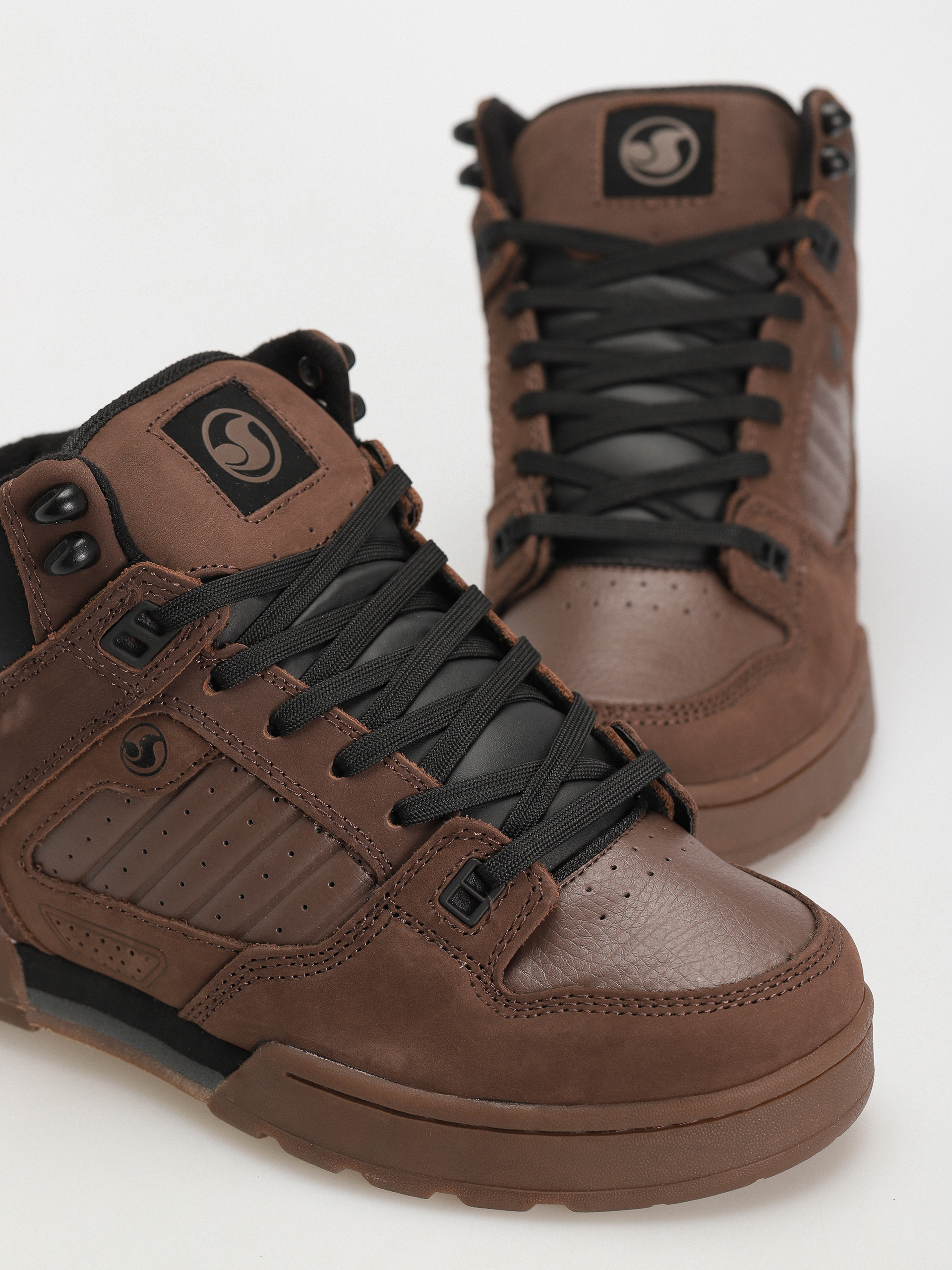 Boty DVS Militia Boot (brown black gum nubuck)