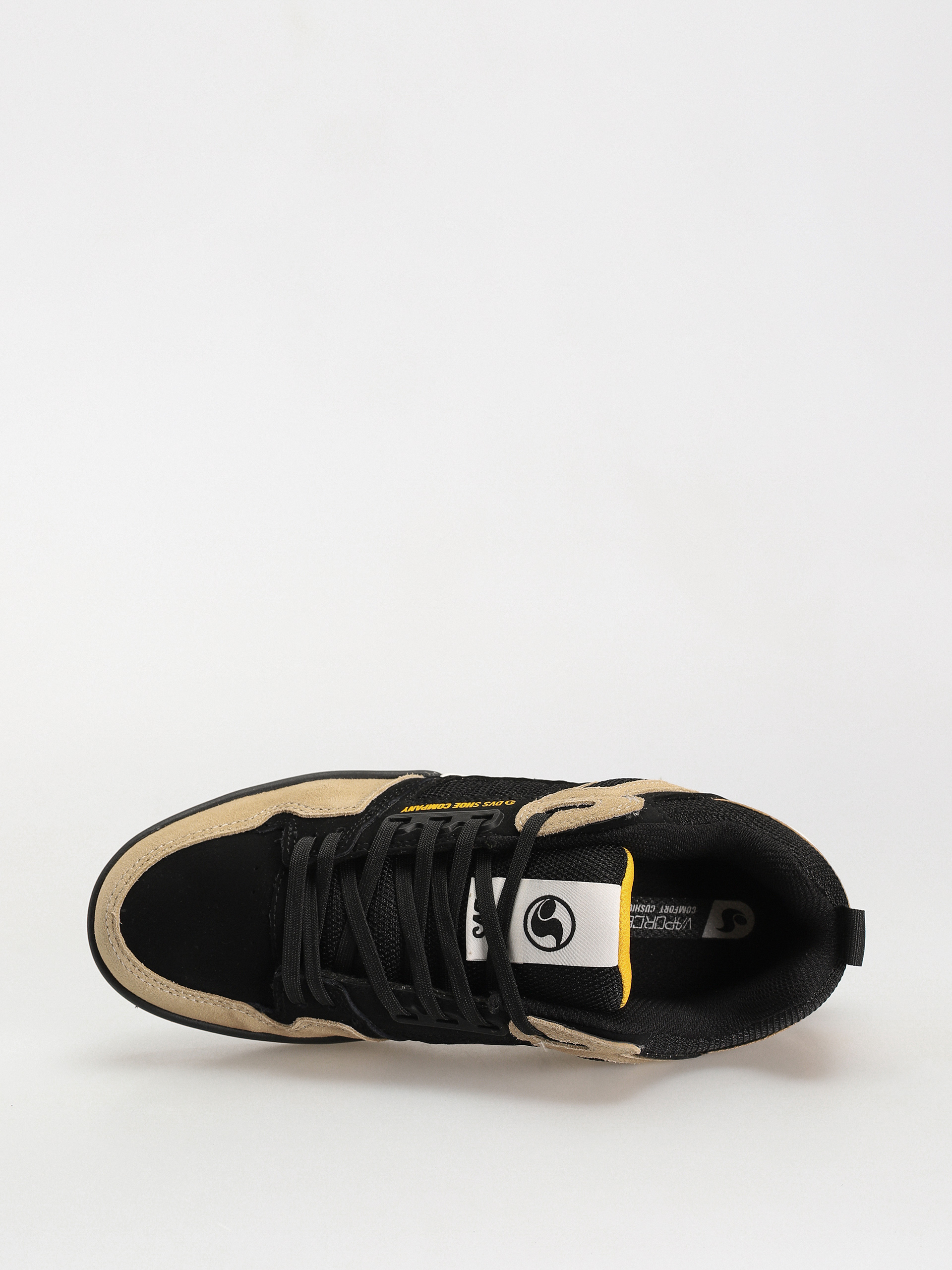 Boty DVS Comanche 2.0+ (black tan yellow suede)