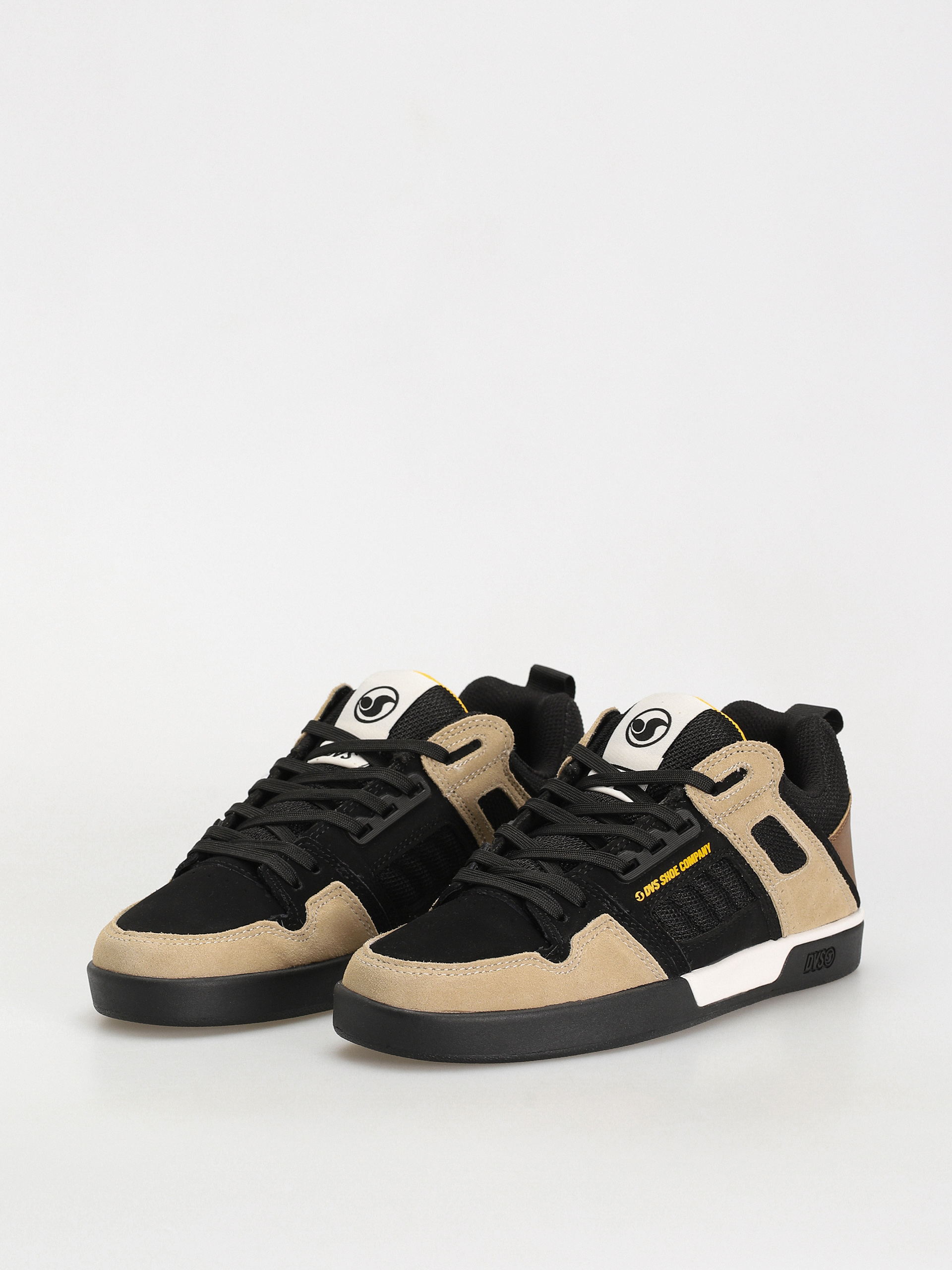 Boty DVS Comanche 2.0+ (black tan yellow suede)