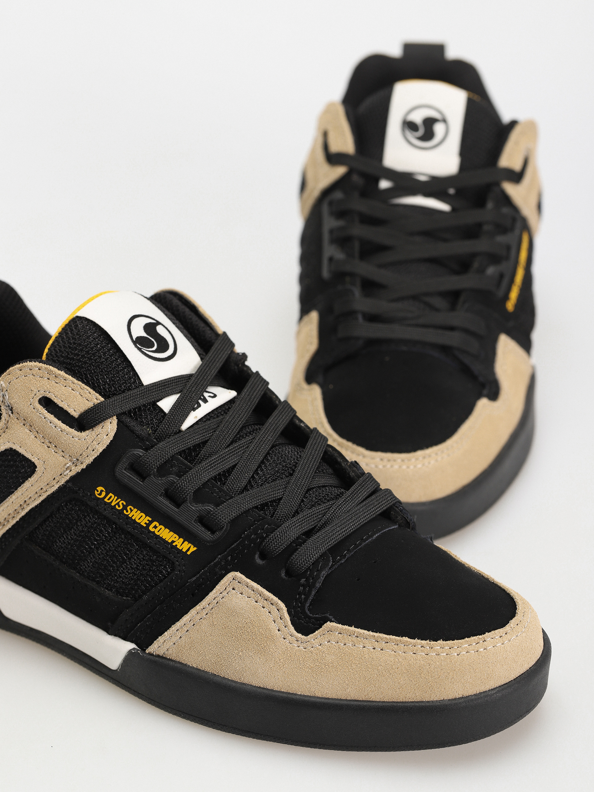 Boty DVS Comanche 2.0+ (black tan yellow suede)