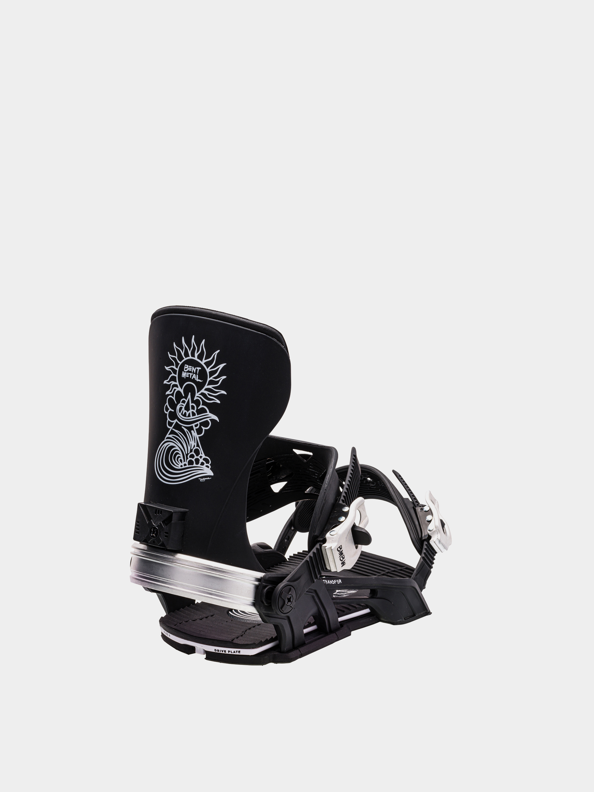 Snowboardové vázání Bent Metal Transfer (black/silver)