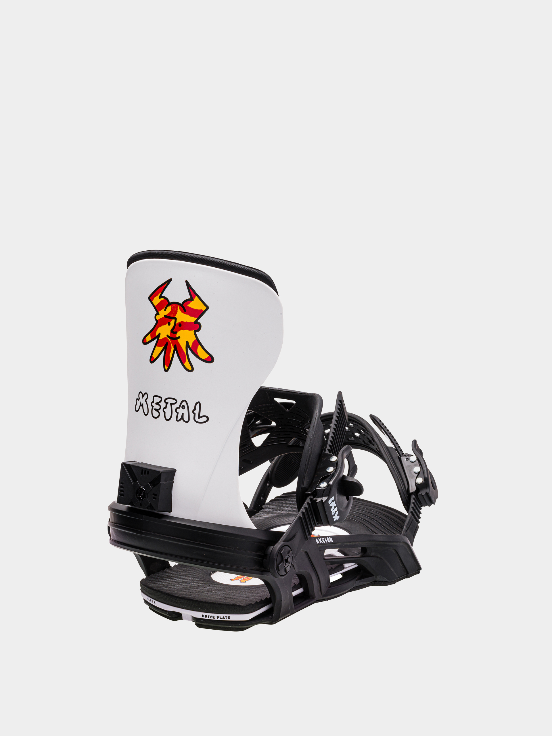Pánské Snowboardové vázání Bent Metal Axtion (black/white)