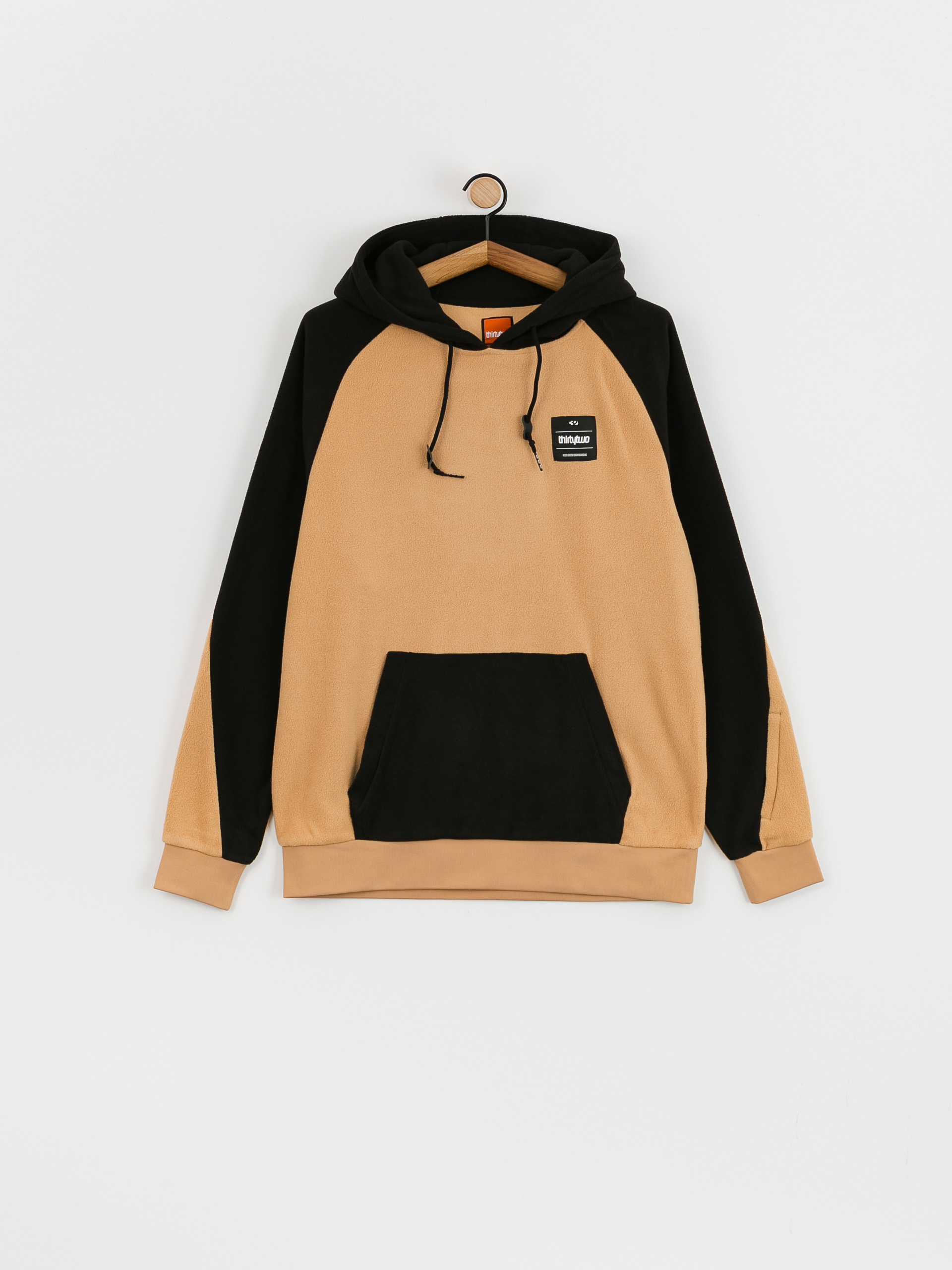 Mikina s kapucí ThirtyTwo Rest Stop (black/tan)