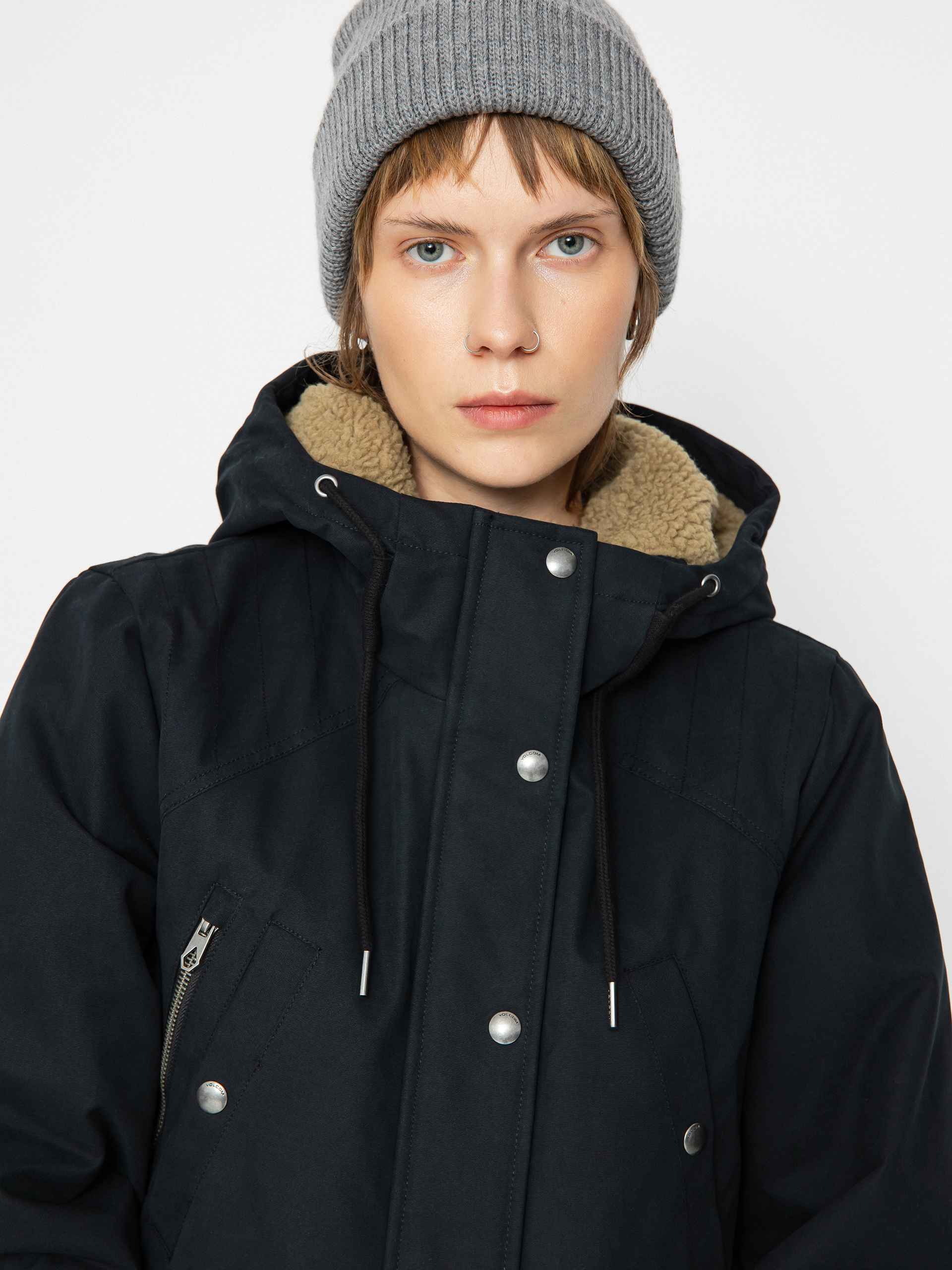 Bunda Volcom Walk On By 5K Parka Wmn (black)