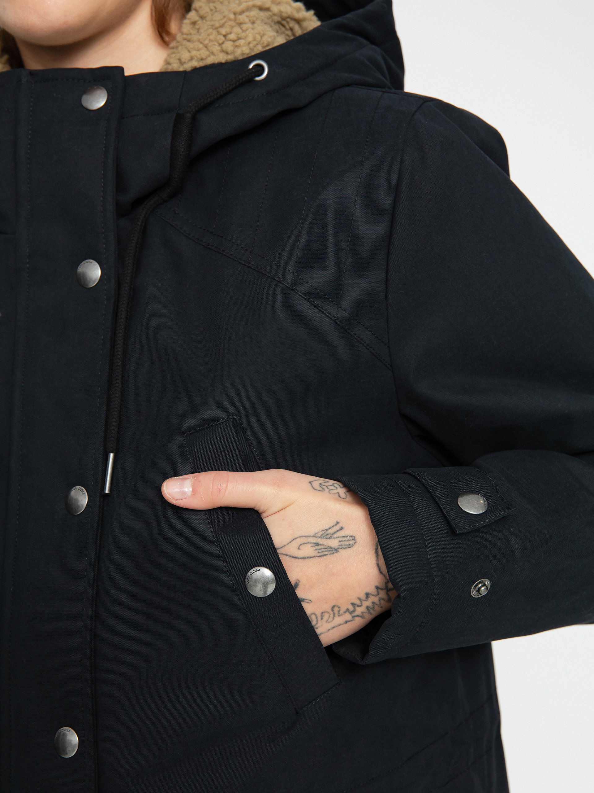 Bunda Volcom Walk On By 5K Parka Wmn (black)