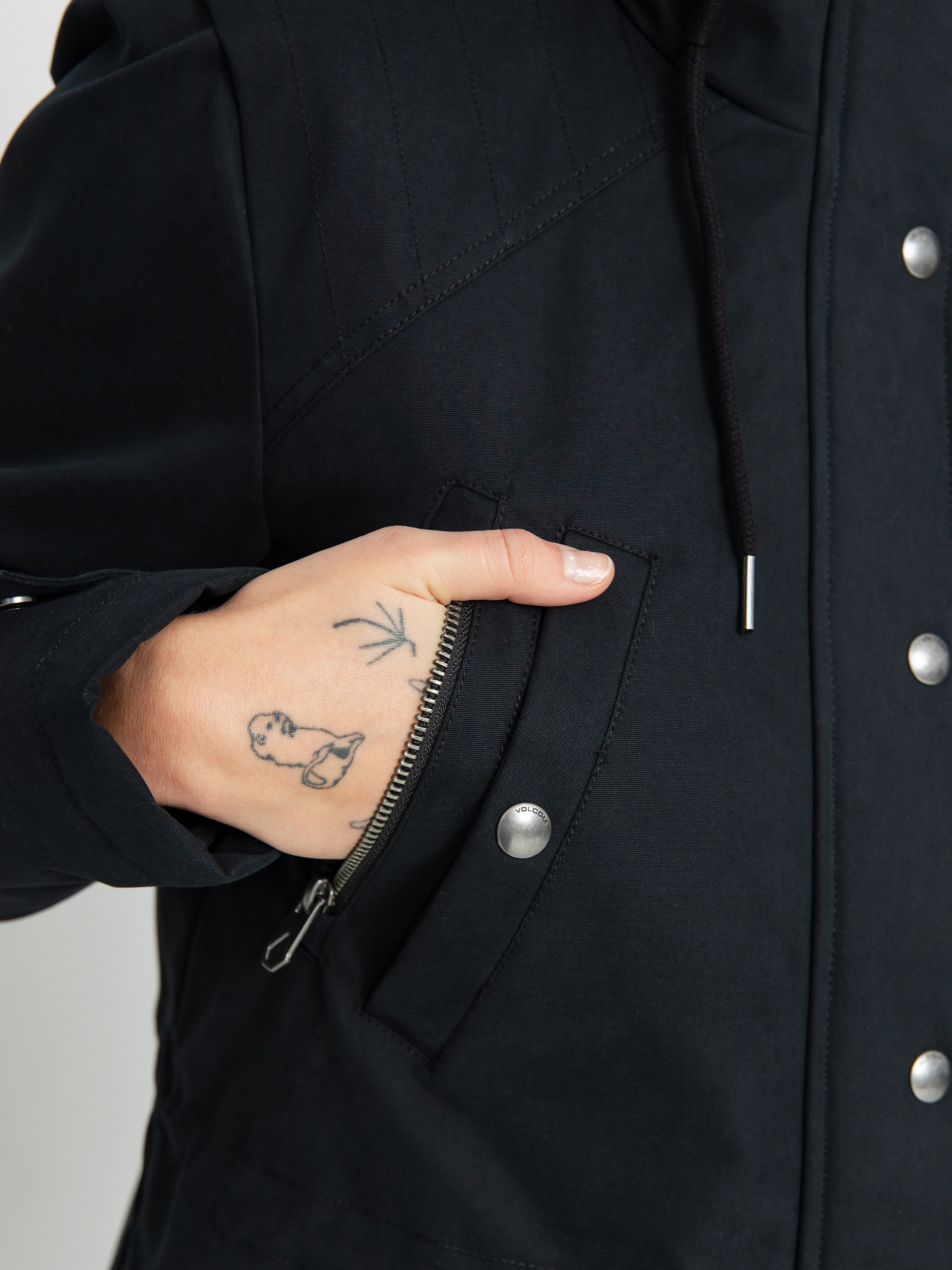 Bunda Volcom Walk On By 5K Parka Wmn (black)