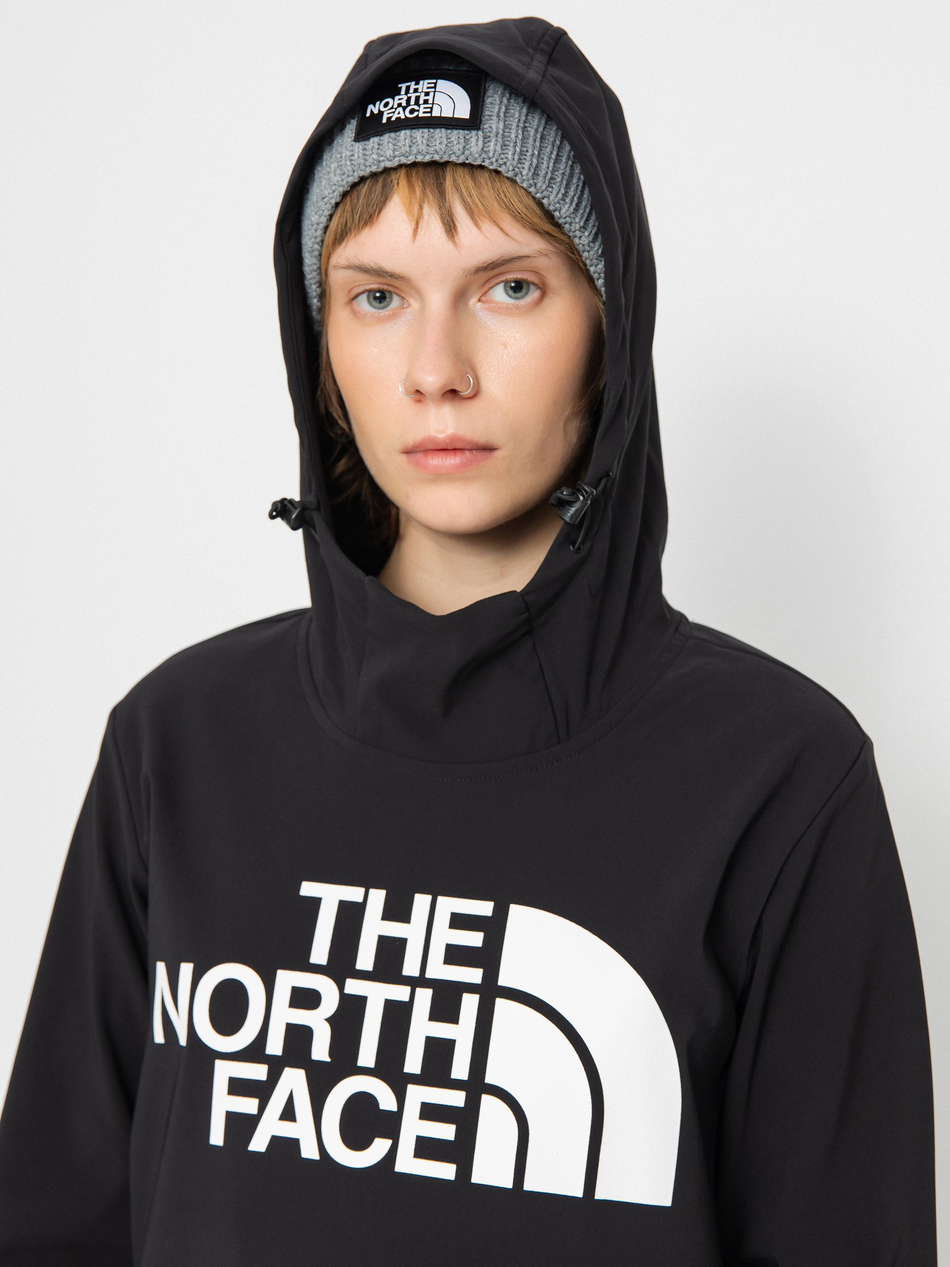 Mikina s kapucí The North Face aktywna Tekno HD Wmn (tnf black)