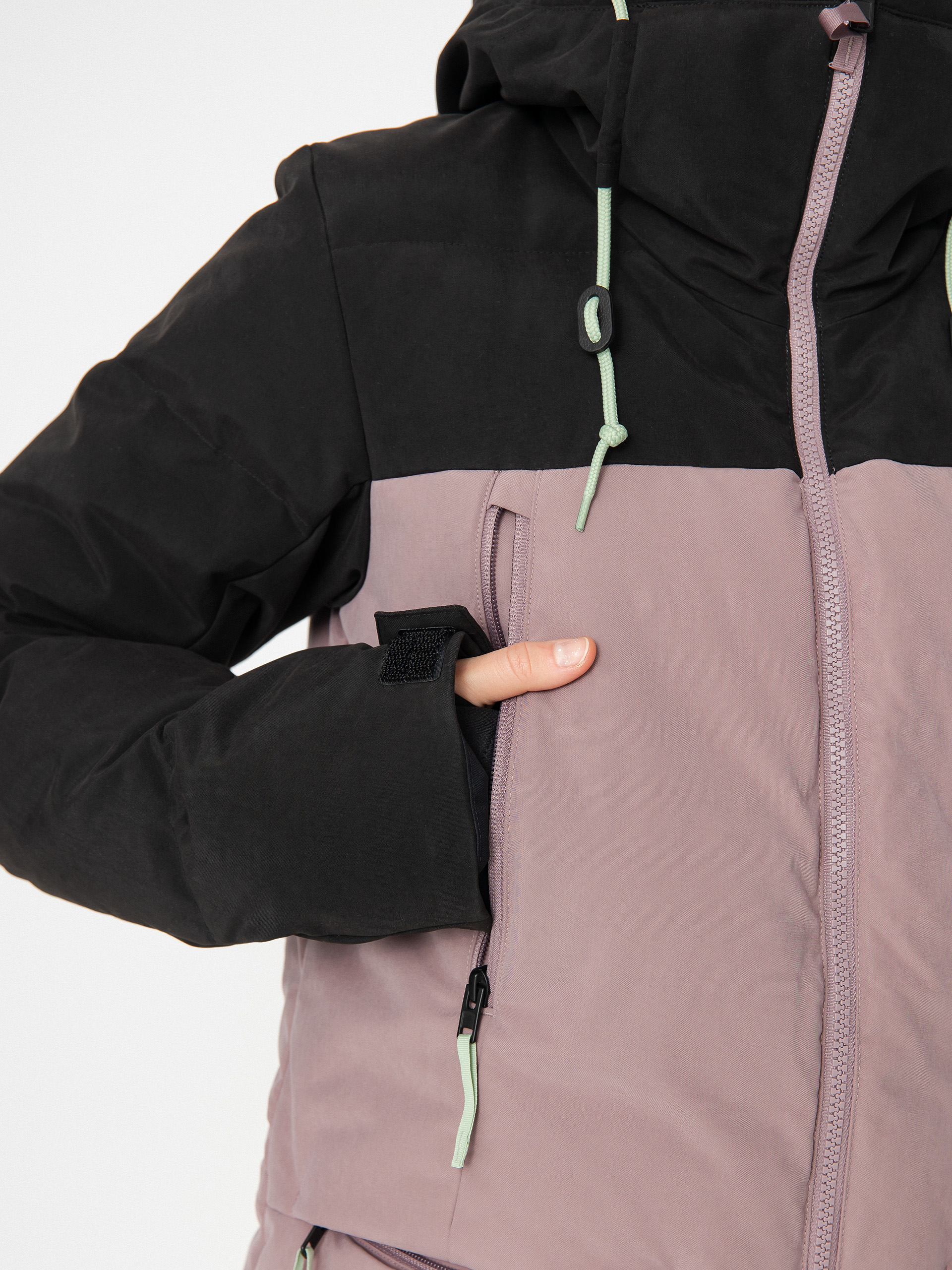 Dámská Snowboardová bunda The North Face Pallie (fawn grey/tnf black)