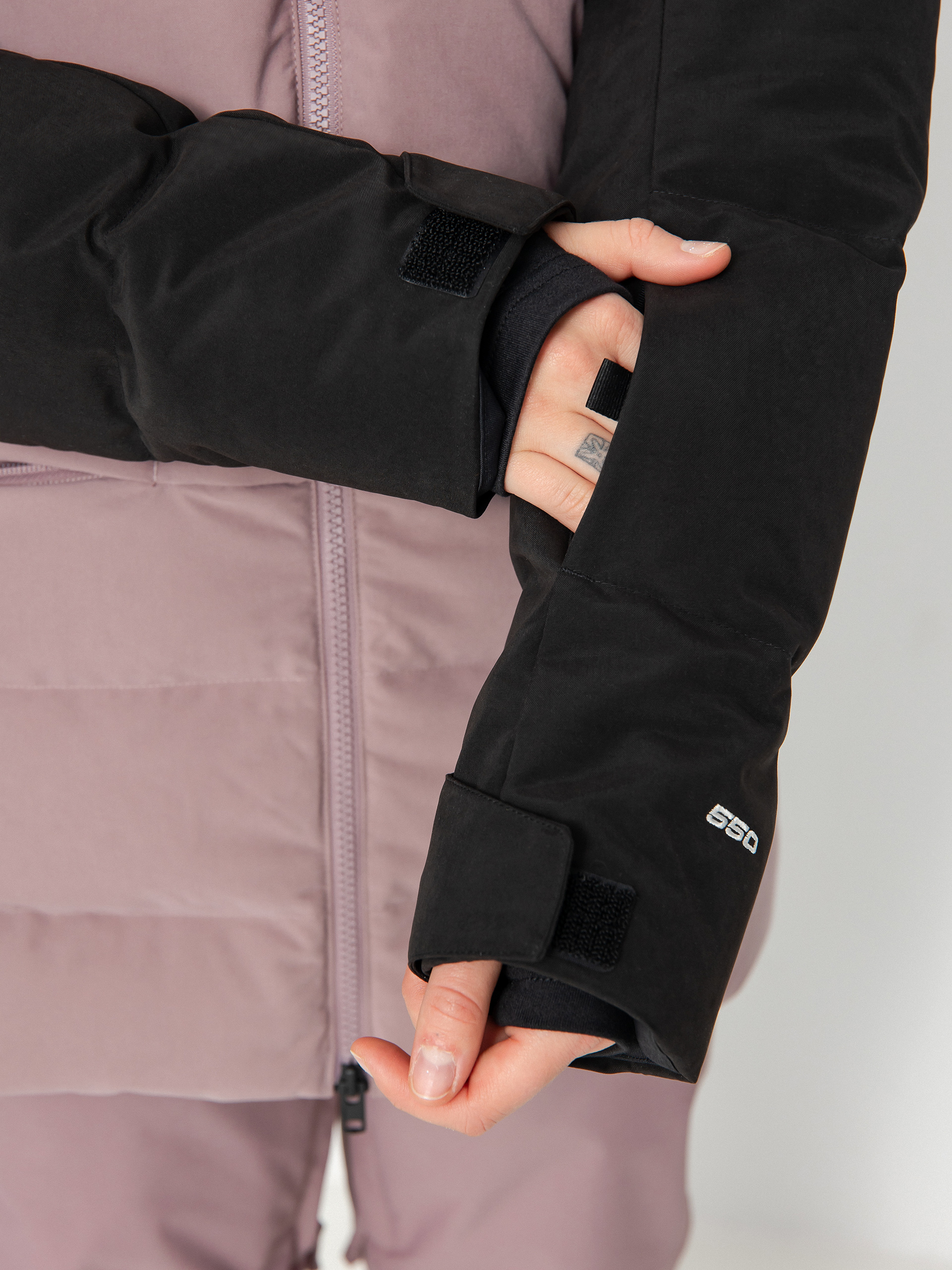 Dámská Snowboardová bunda The North Face Pallie (fawn grey/tnf black)