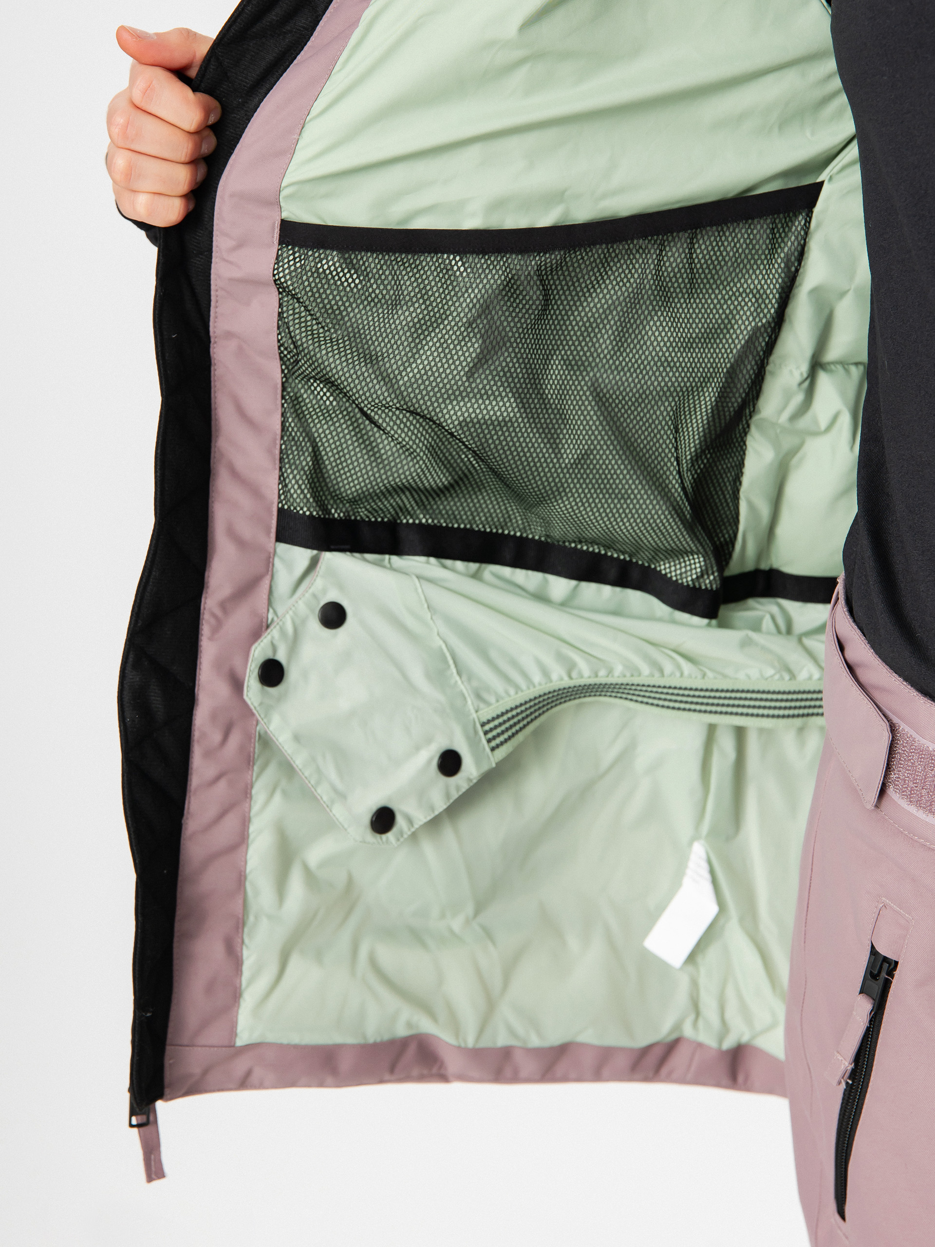 Dámská Snowboardová bunda The North Face Pallie (fawn grey/tnf black)