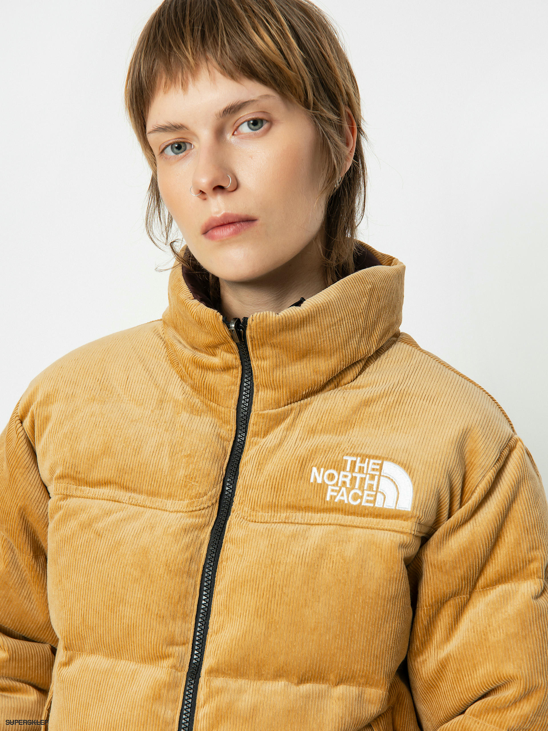 The North Face Women’s 92 Reversible Nuptse Jacket Beige - ALMOND  BUTTER/COALBROWN