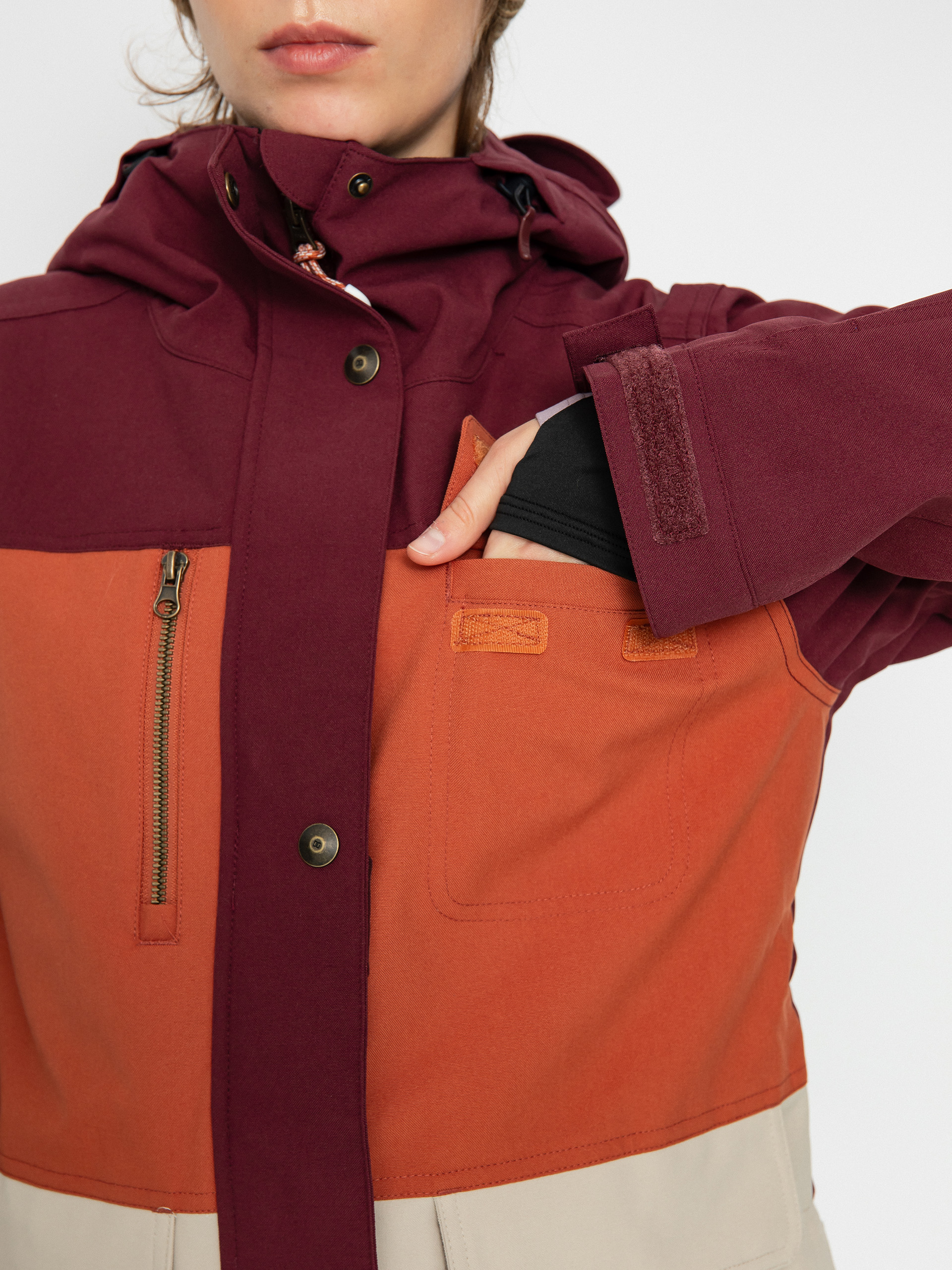 Dámská Snowboardová bunda DC Liberate (tawny port)