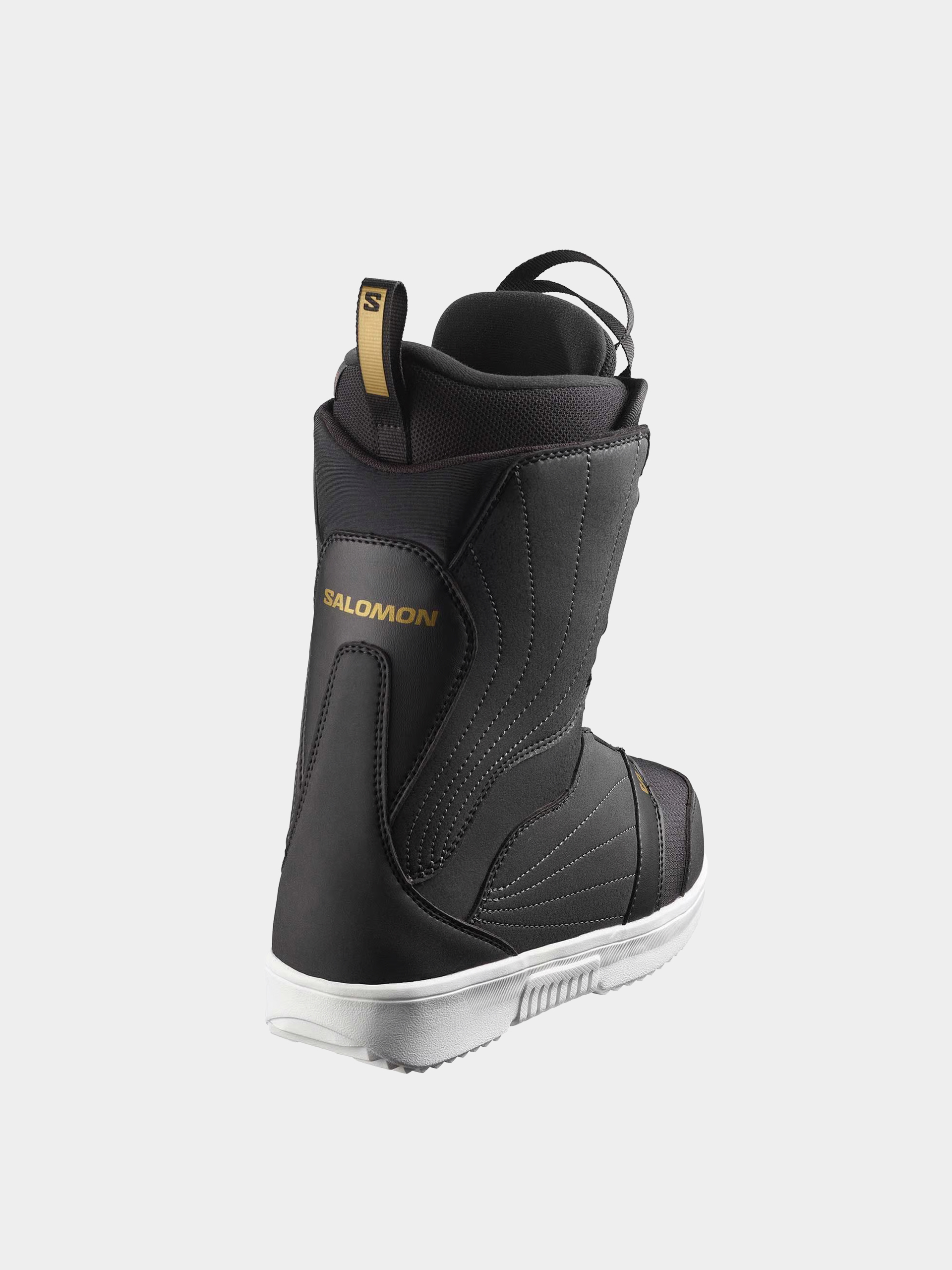 Dámské Boty na snowboard Salomon Pearl Boa (black/white/gold)