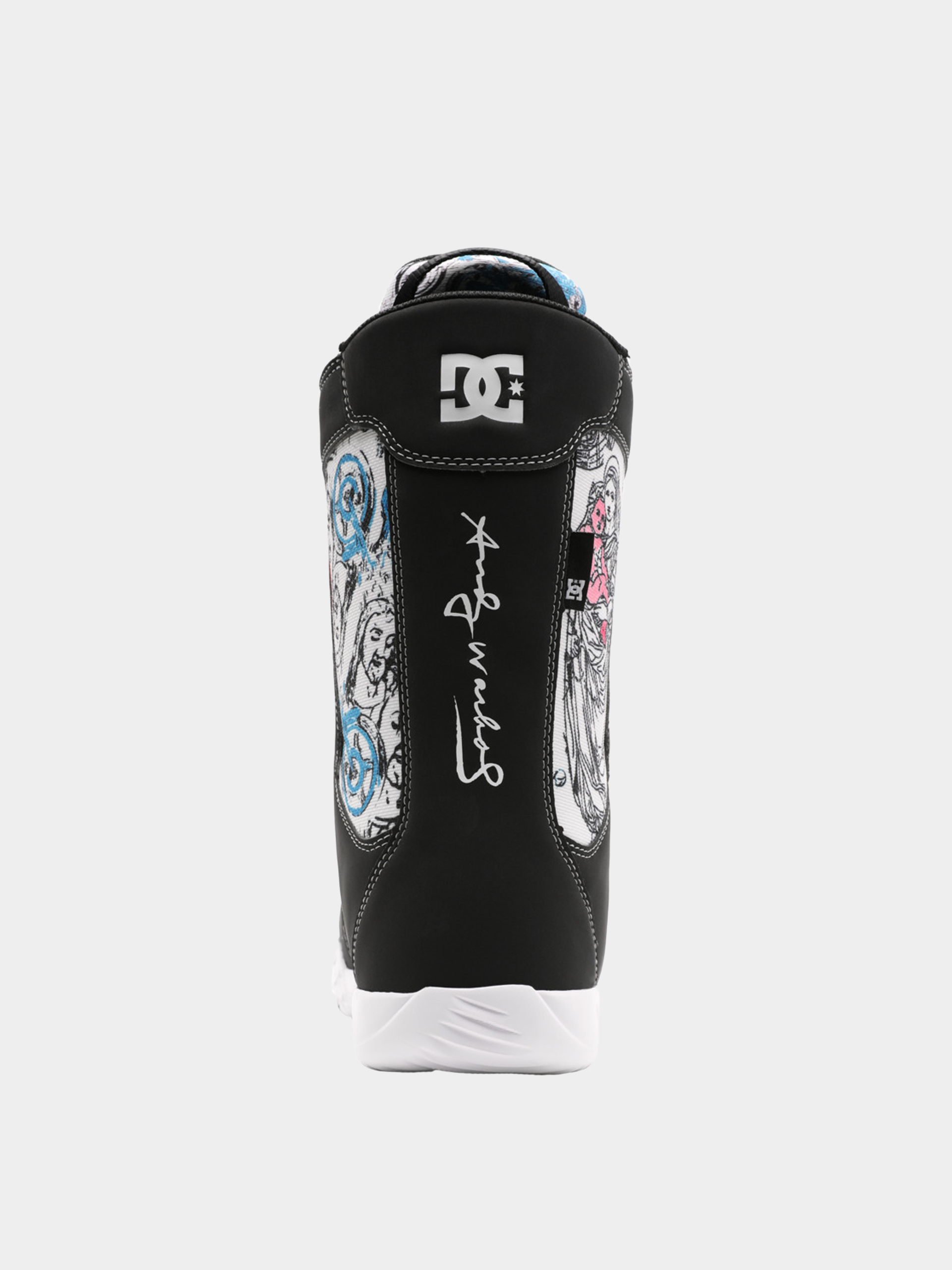 Pánské Boty na snowboard DC Aw Phase Boa (white/black print)
