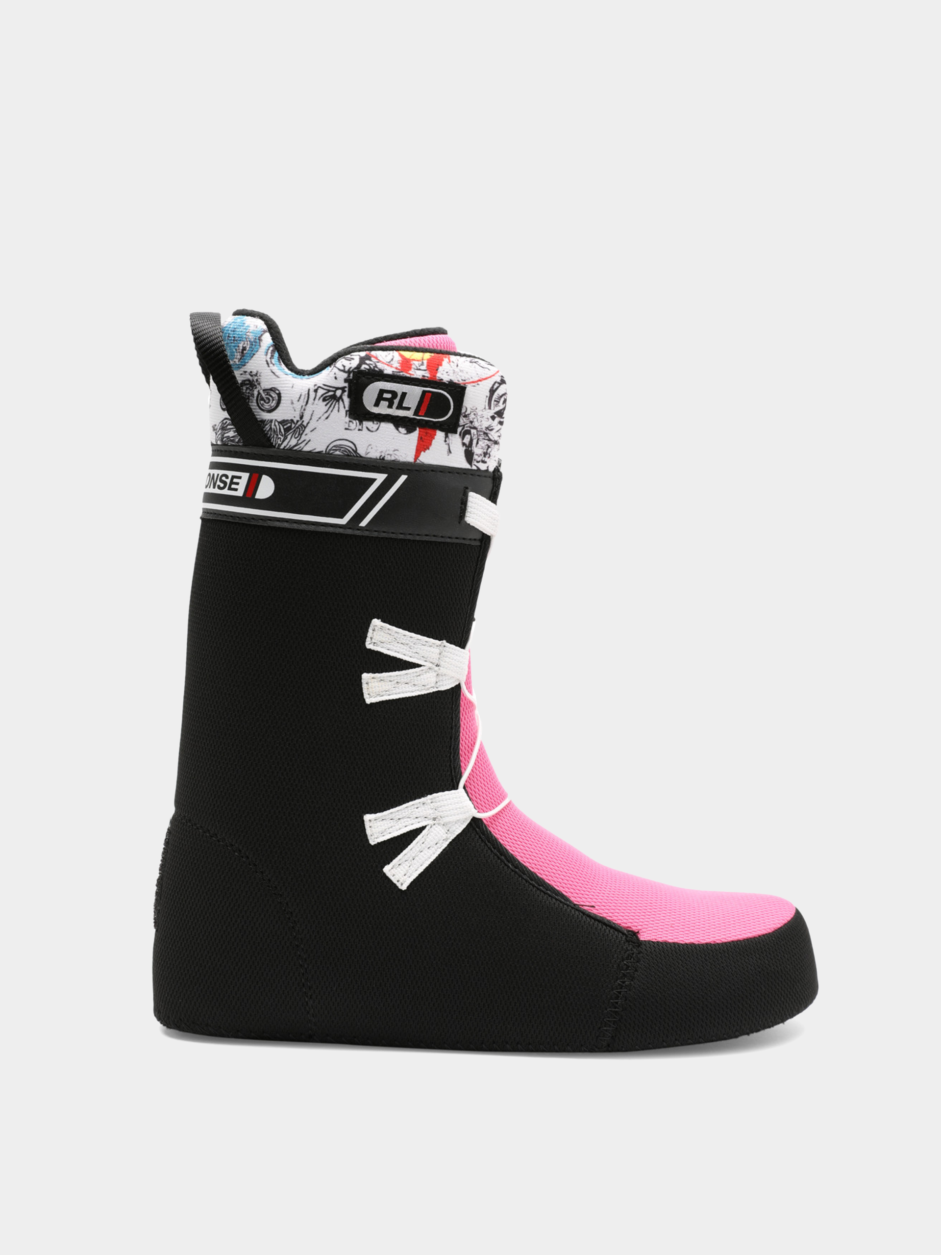 Pánské Boty na snowboard DC Aw Phase Boa (white/black print)