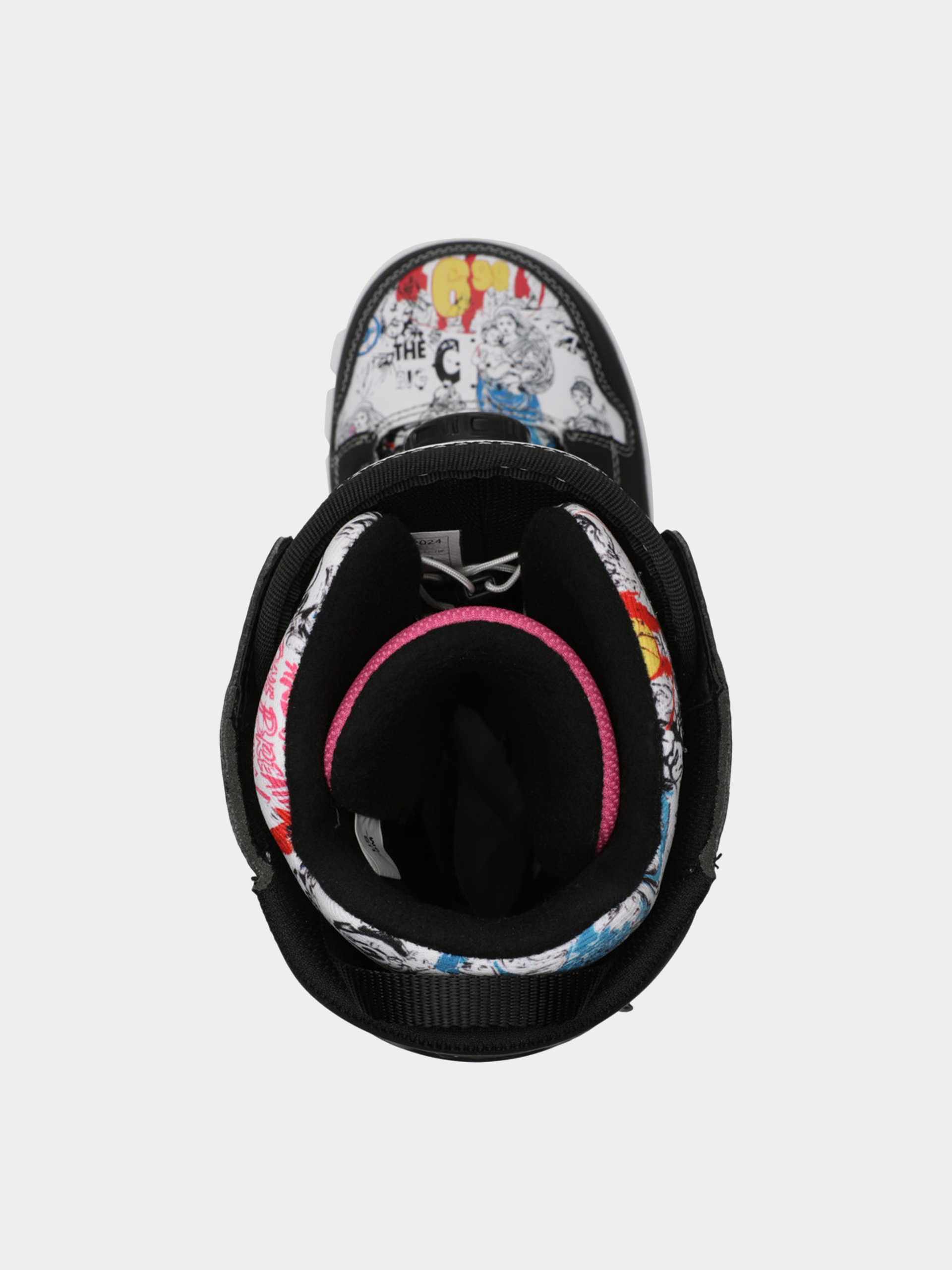 Pánské Boty na snowboard DC Aw Phase Boa (white/black print)
