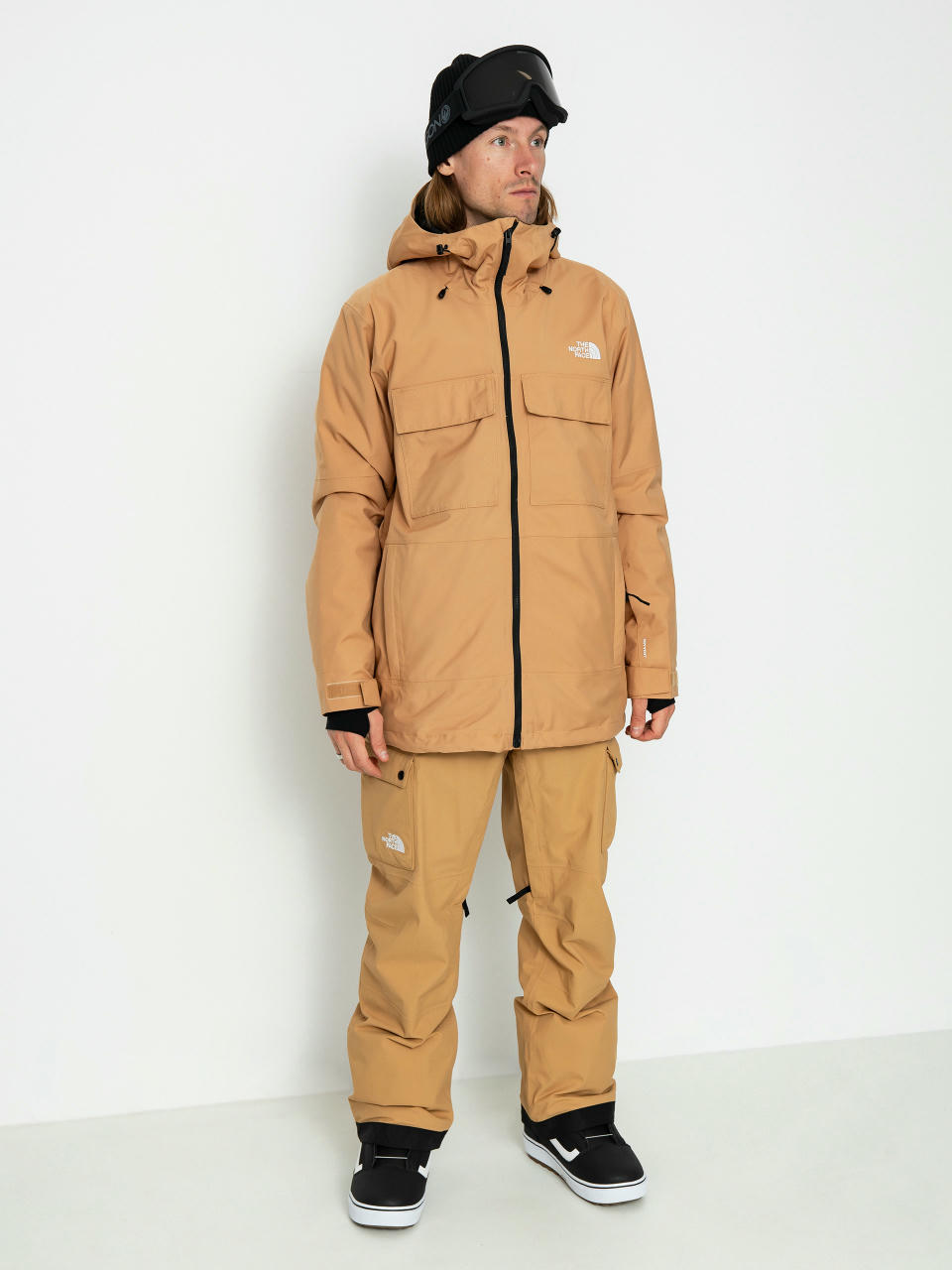 Snowboardová bunda The North Face Fourbarrel Triclimate (almond butter/tnf black)