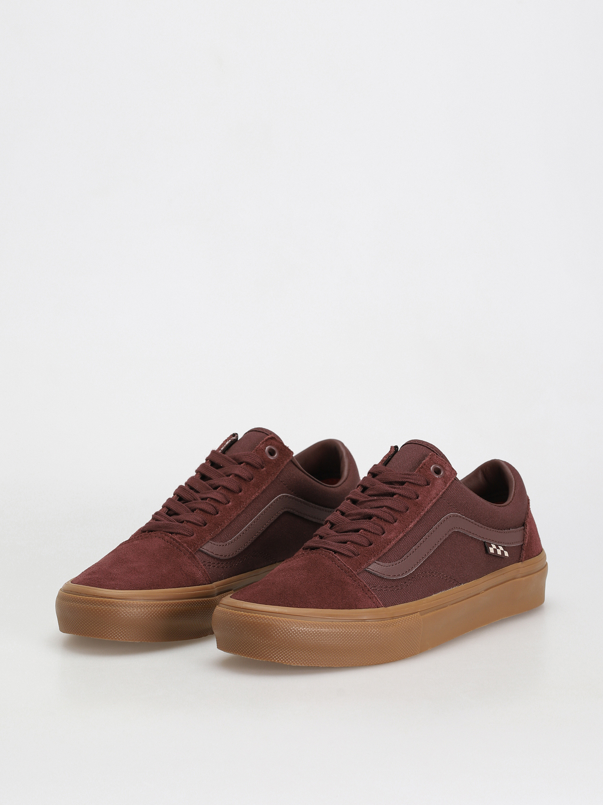Boty Vans Skate Old Skool (dark red/gum)