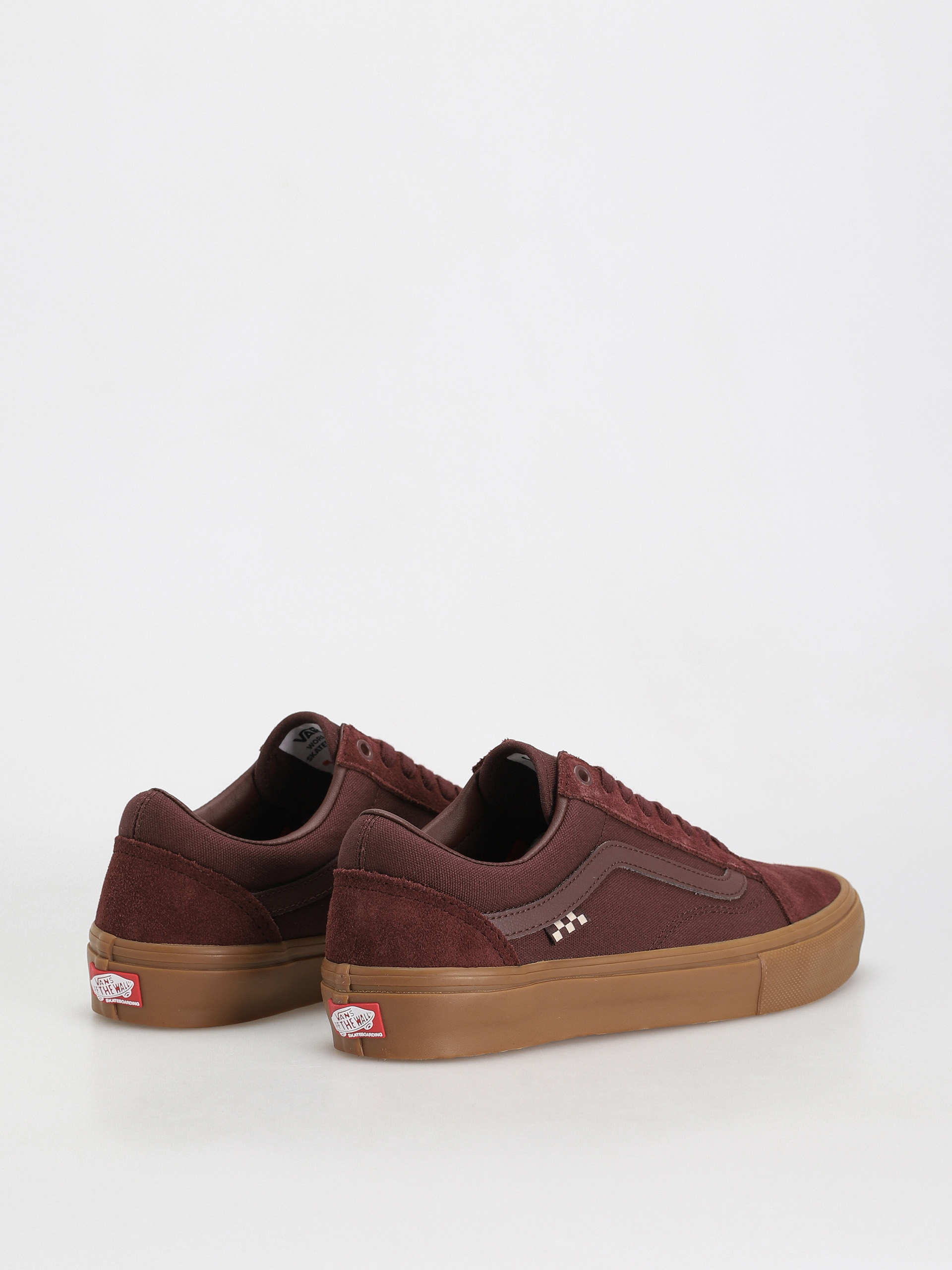 Boty Vans Skate Old Skool (dark red/gum)