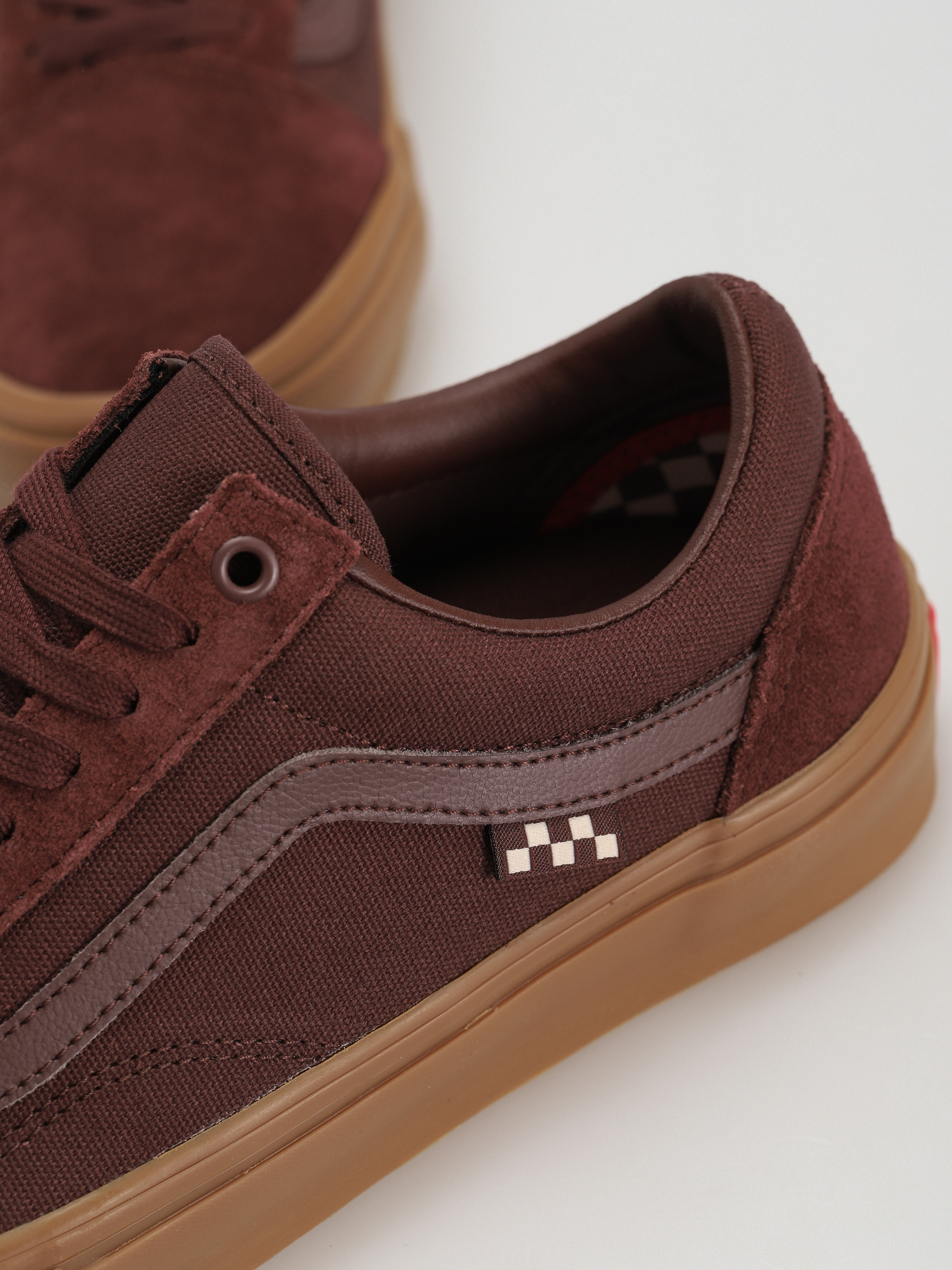 Boty Vans Skate Old Skool (dark red/gum)