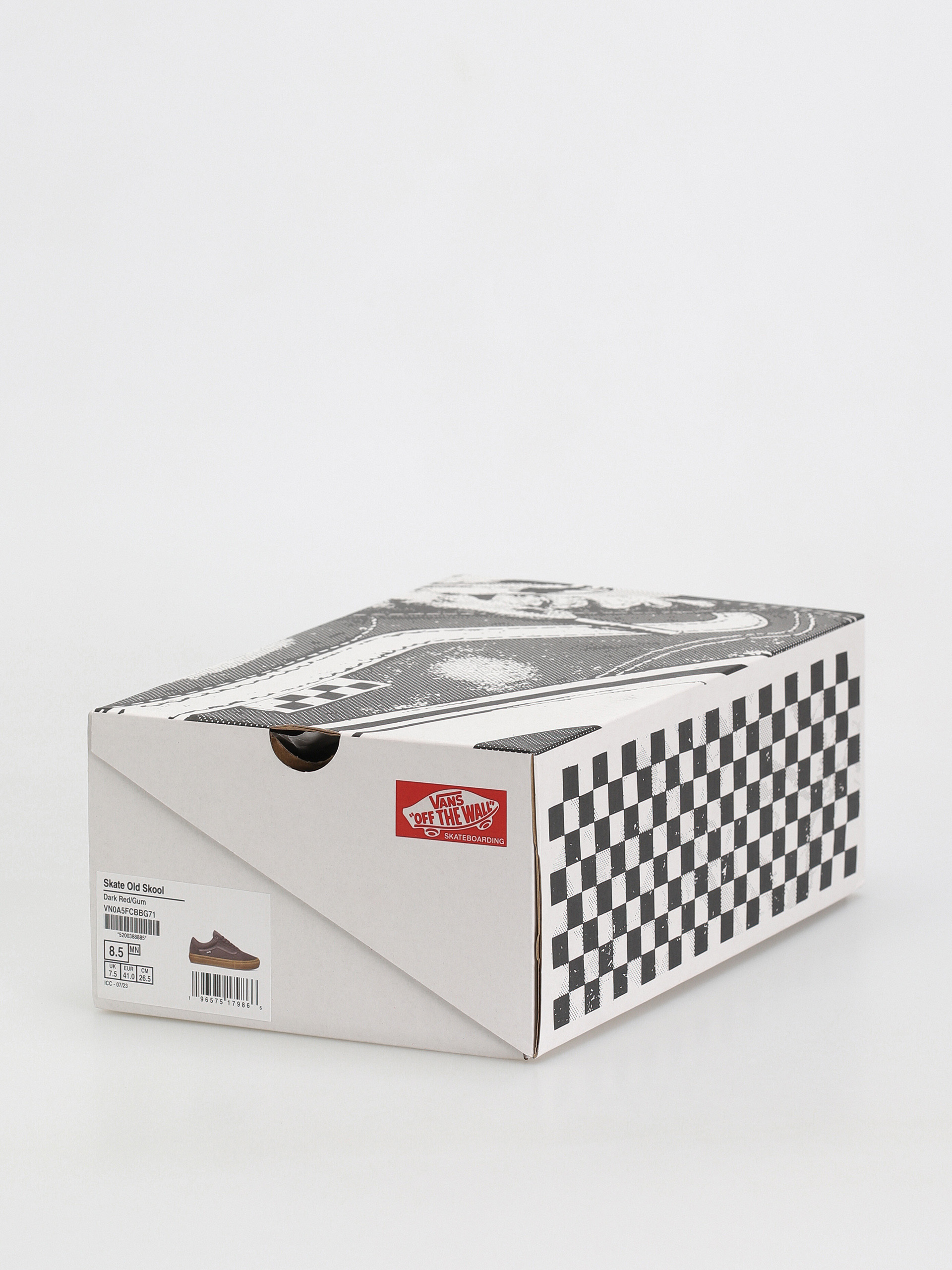 Boty Vans Skate Old Skool (dark red/gum)