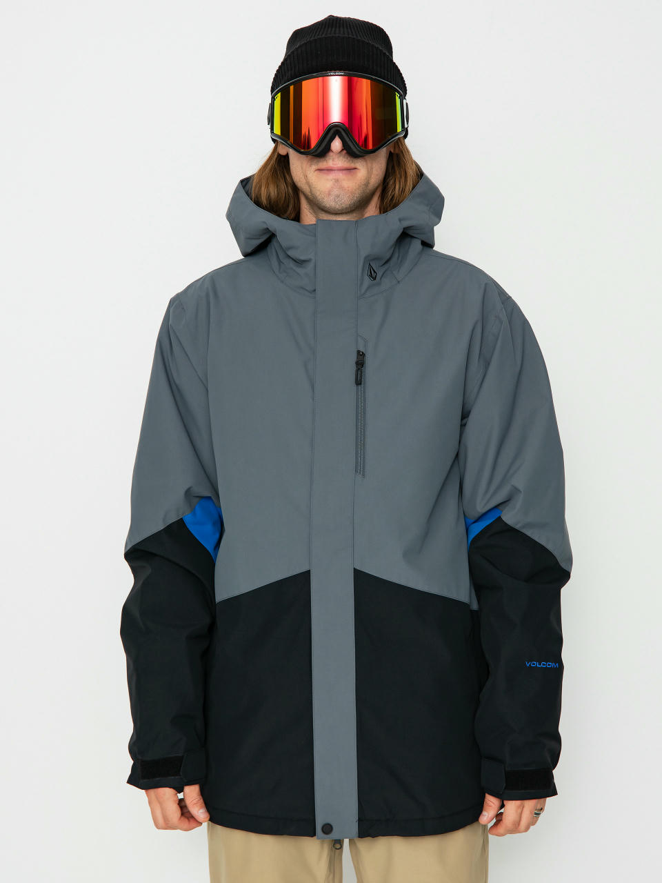 Pánská Snowboardová bunda Volcom Vcolp Ins (dark grey)